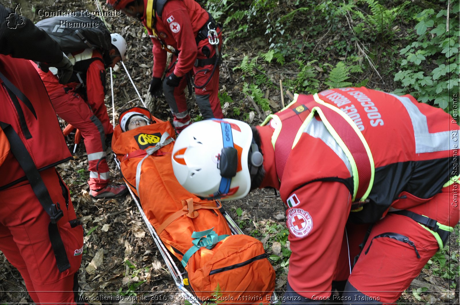 Moncalieri 30 Aprile 2016 - 4 Campo Scuola Attivit Emergenza - Croce Rossa Italiana- Comitato Regionale del Piemonte