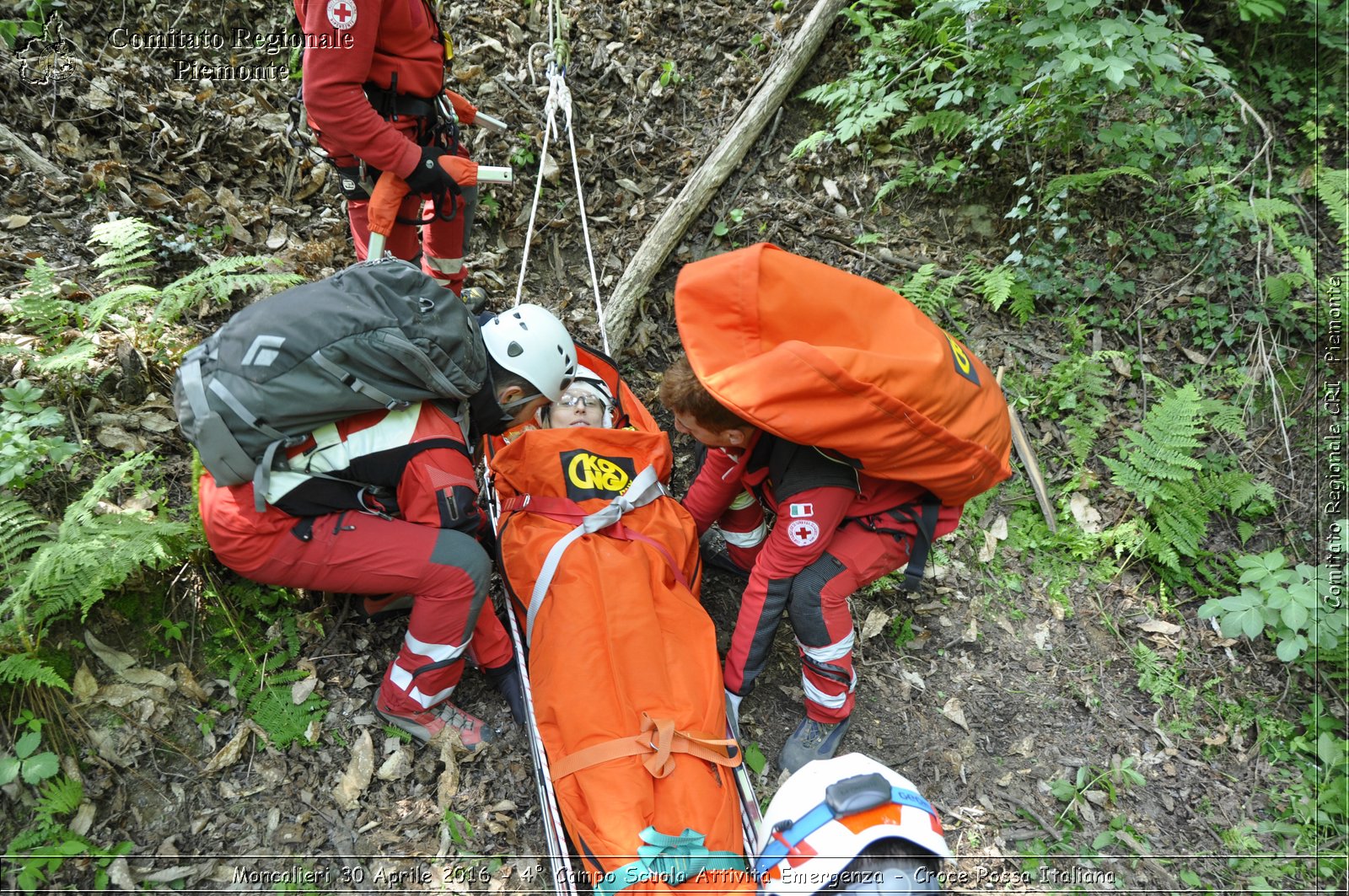 Moncalieri 30 Aprile 2016 - 4 Campo Scuola Attivit Emergenza - Croce Rossa Italiana- Comitato Regionale del Piemonte