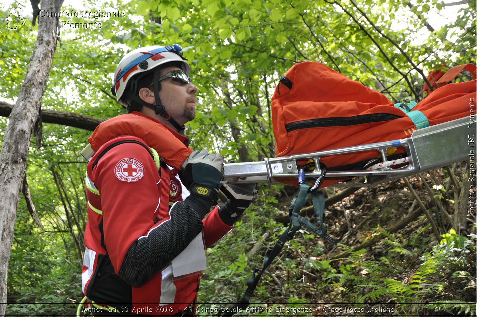 Moncalieri 30 Aprile 2016 - 4 Campo Scuola Attivit Emergenza - Croce Rossa Italiana- Comitato Regionale del Piemonte