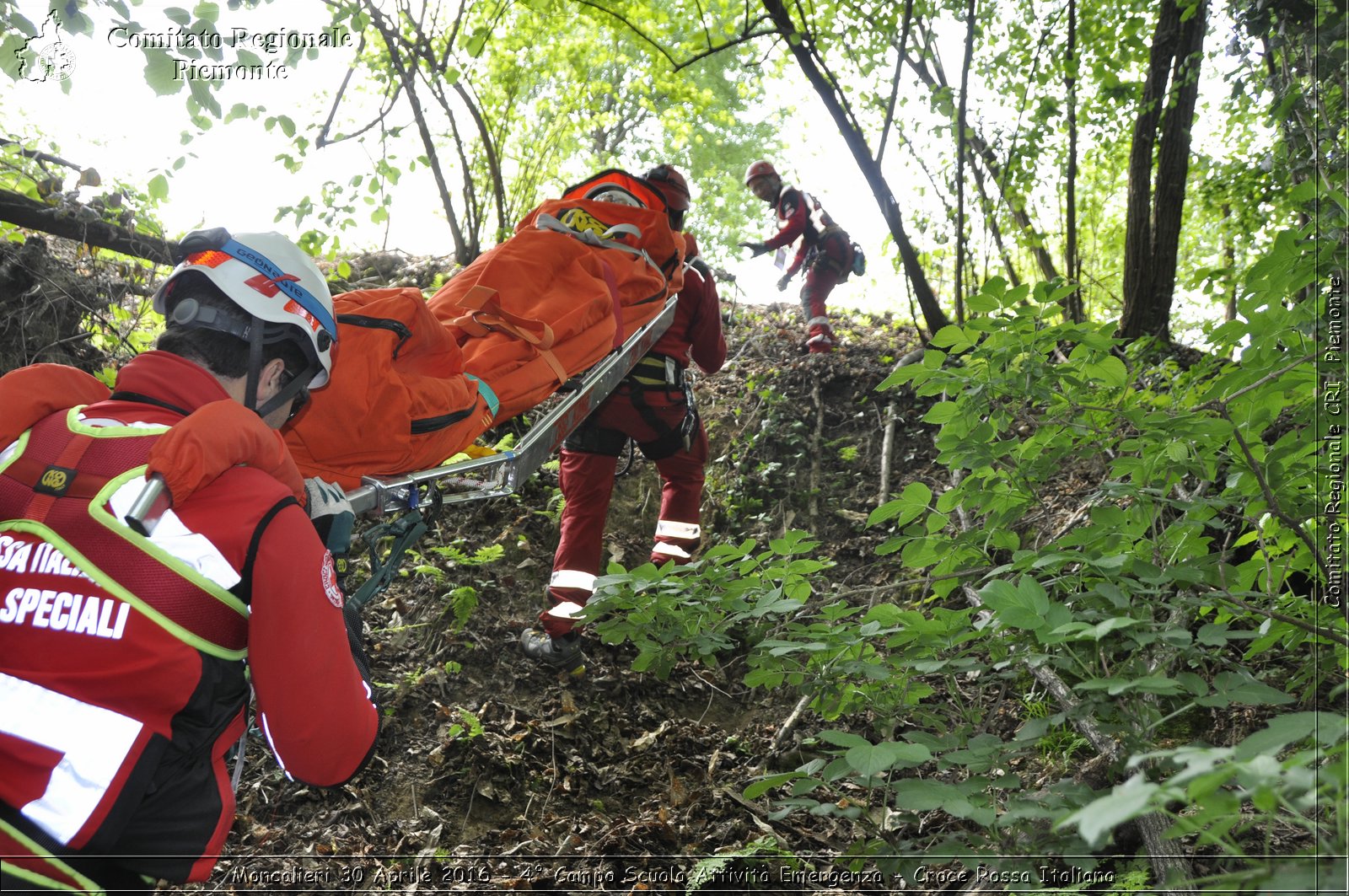 Moncalieri 30 Aprile 2016 - 4 Campo Scuola Attivit Emergenza - Croce Rossa Italiana- Comitato Regionale del Piemonte