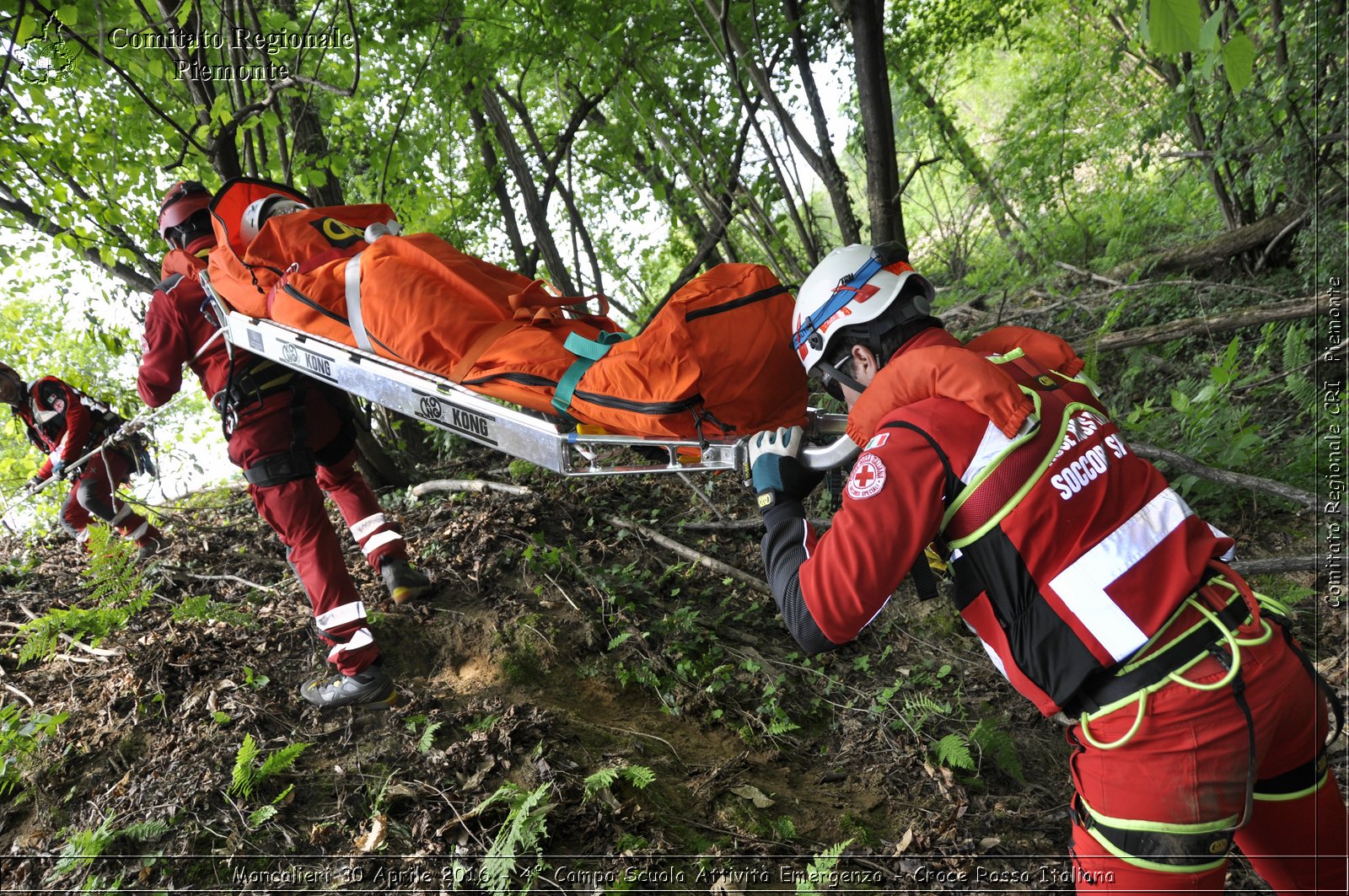 Moncalieri 30 Aprile 2016 - 4 Campo Scuola Attivit Emergenza - Croce Rossa Italiana- Comitato Regionale del Piemonte