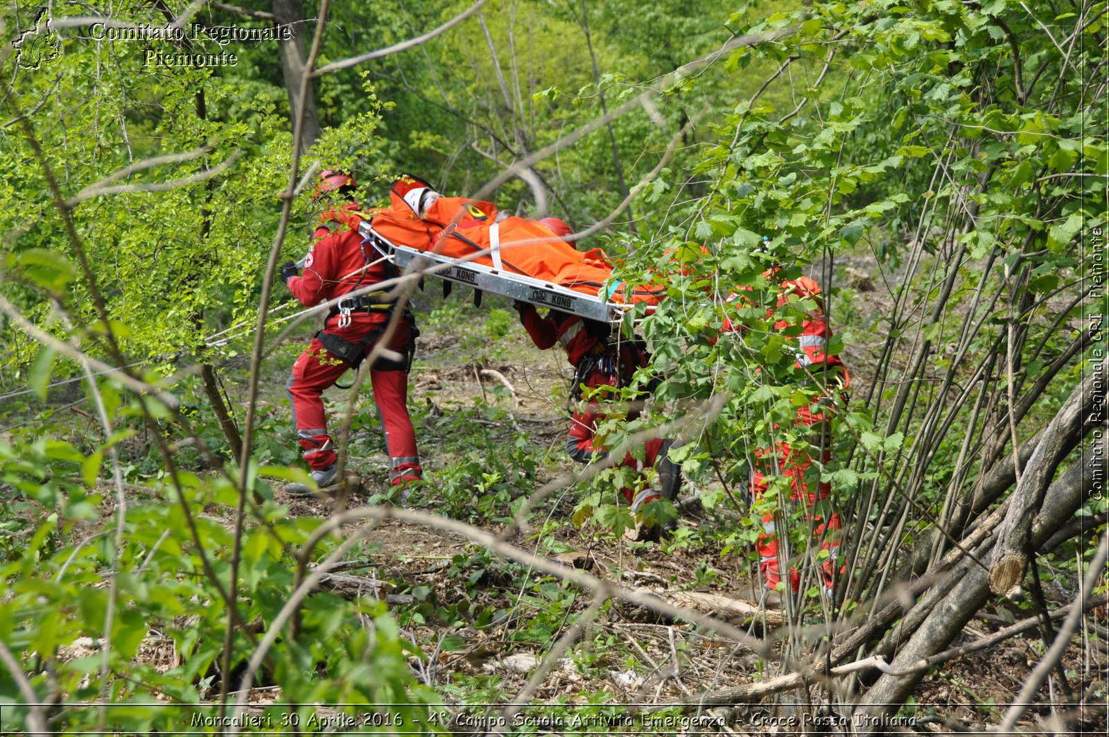 Moncalieri 30 Aprile 2016 - 4 Campo Scuola Attivit Emergenza - Croce Rossa Italiana- Comitato Regionale del Piemonte