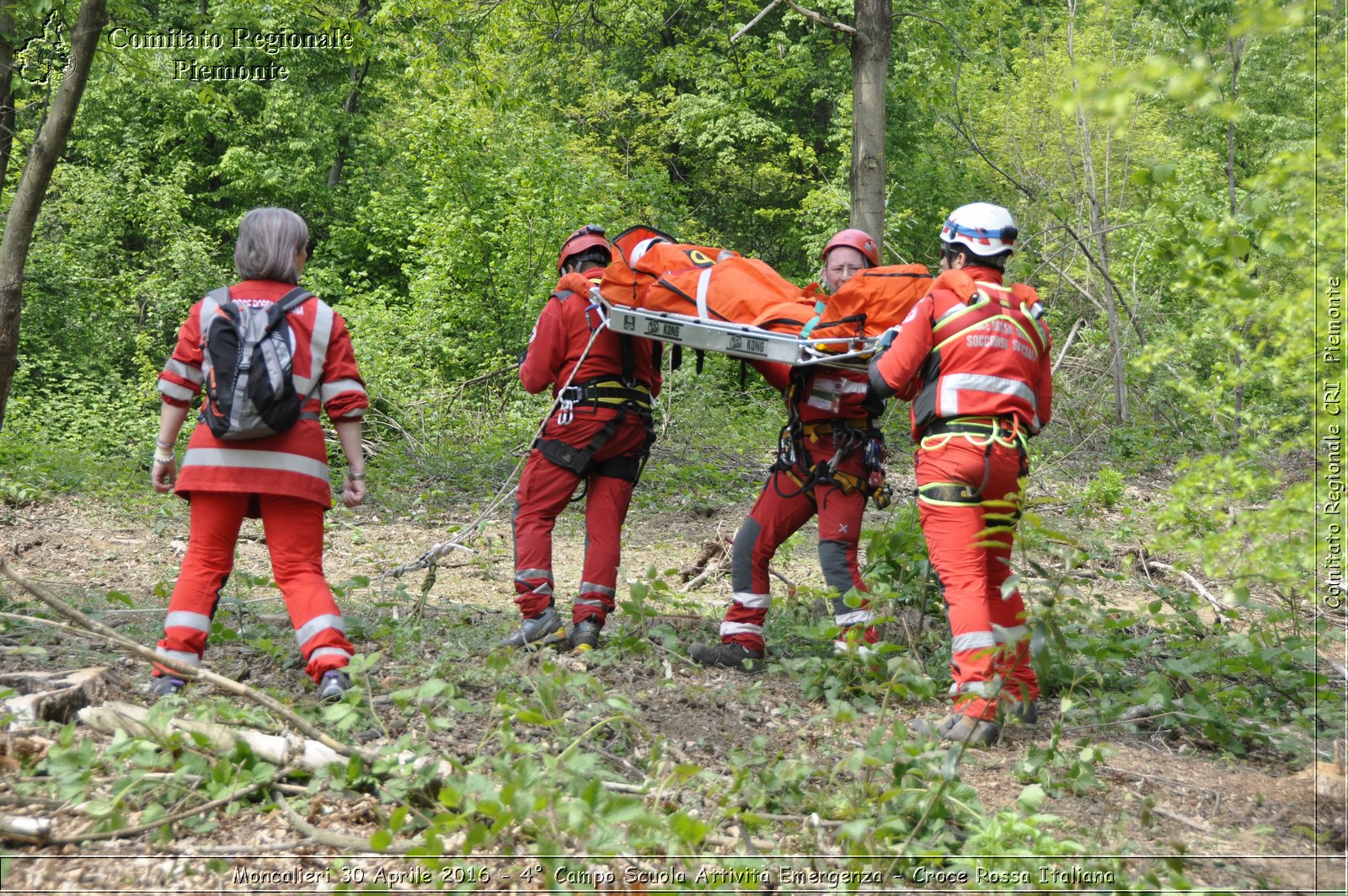 Moncalieri 30 Aprile 2016 - 4 Campo Scuola Attivit Emergenza - Croce Rossa Italiana- Comitato Regionale del Piemonte