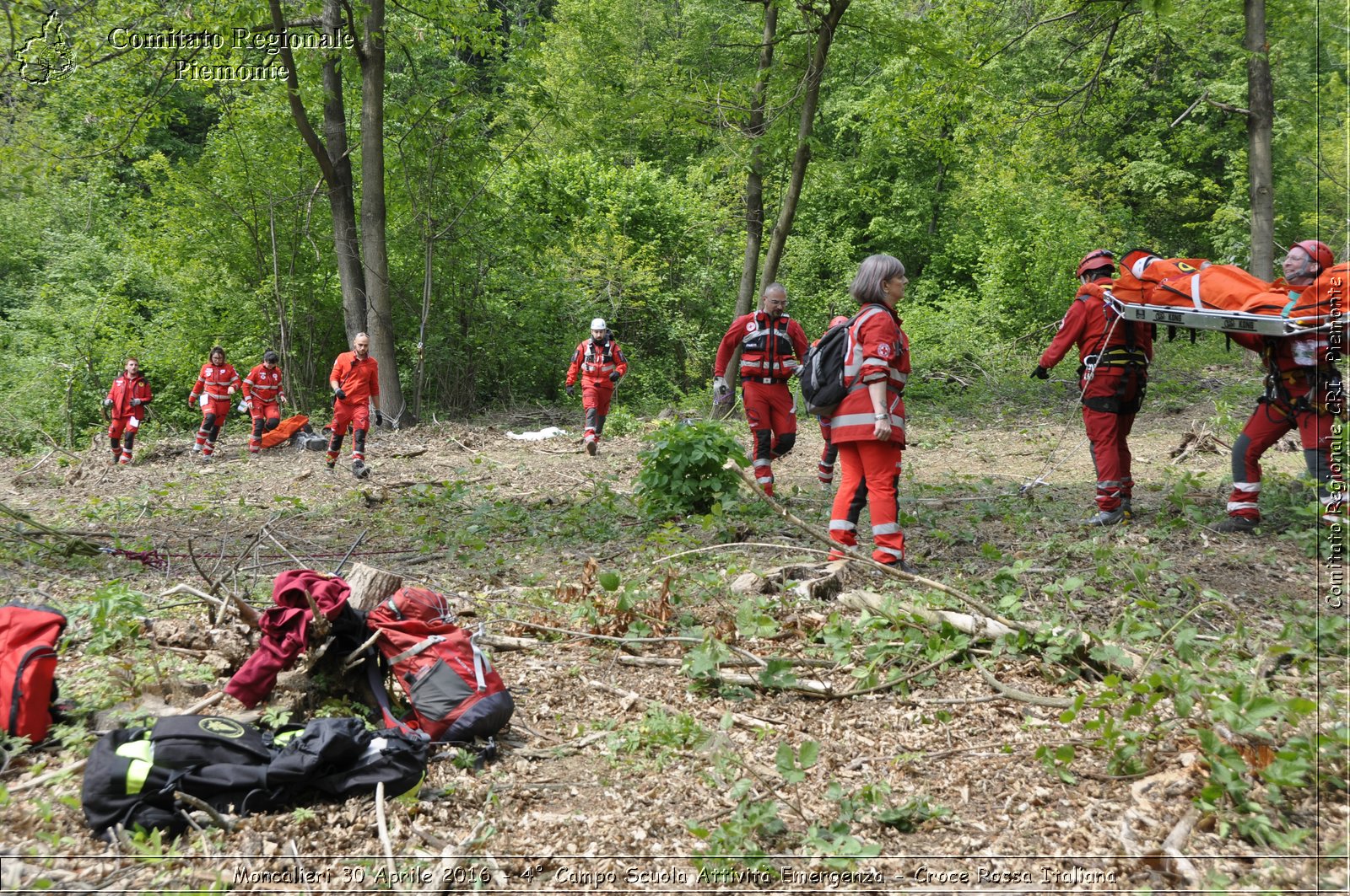 Moncalieri 30 Aprile 2016 - 4 Campo Scuola Attivit Emergenza - Croce Rossa Italiana- Comitato Regionale del Piemonte