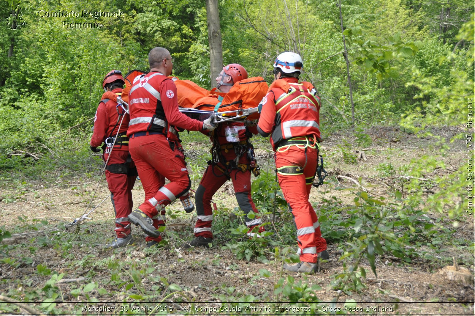 Moncalieri 30 Aprile 2016 - 4 Campo Scuola Attivit Emergenza - Croce Rossa Italiana- Comitato Regionale del Piemonte