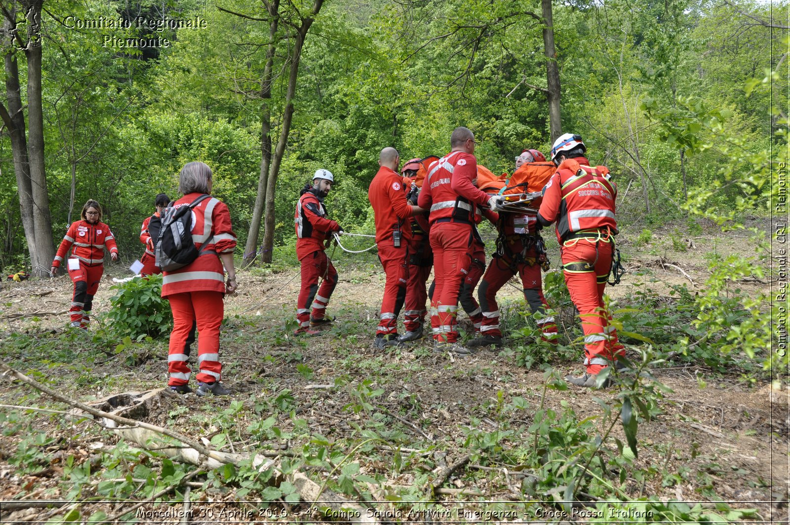 Moncalieri 30 Aprile 2016 - 4 Campo Scuola Attivit Emergenza - Croce Rossa Italiana- Comitato Regionale del Piemonte