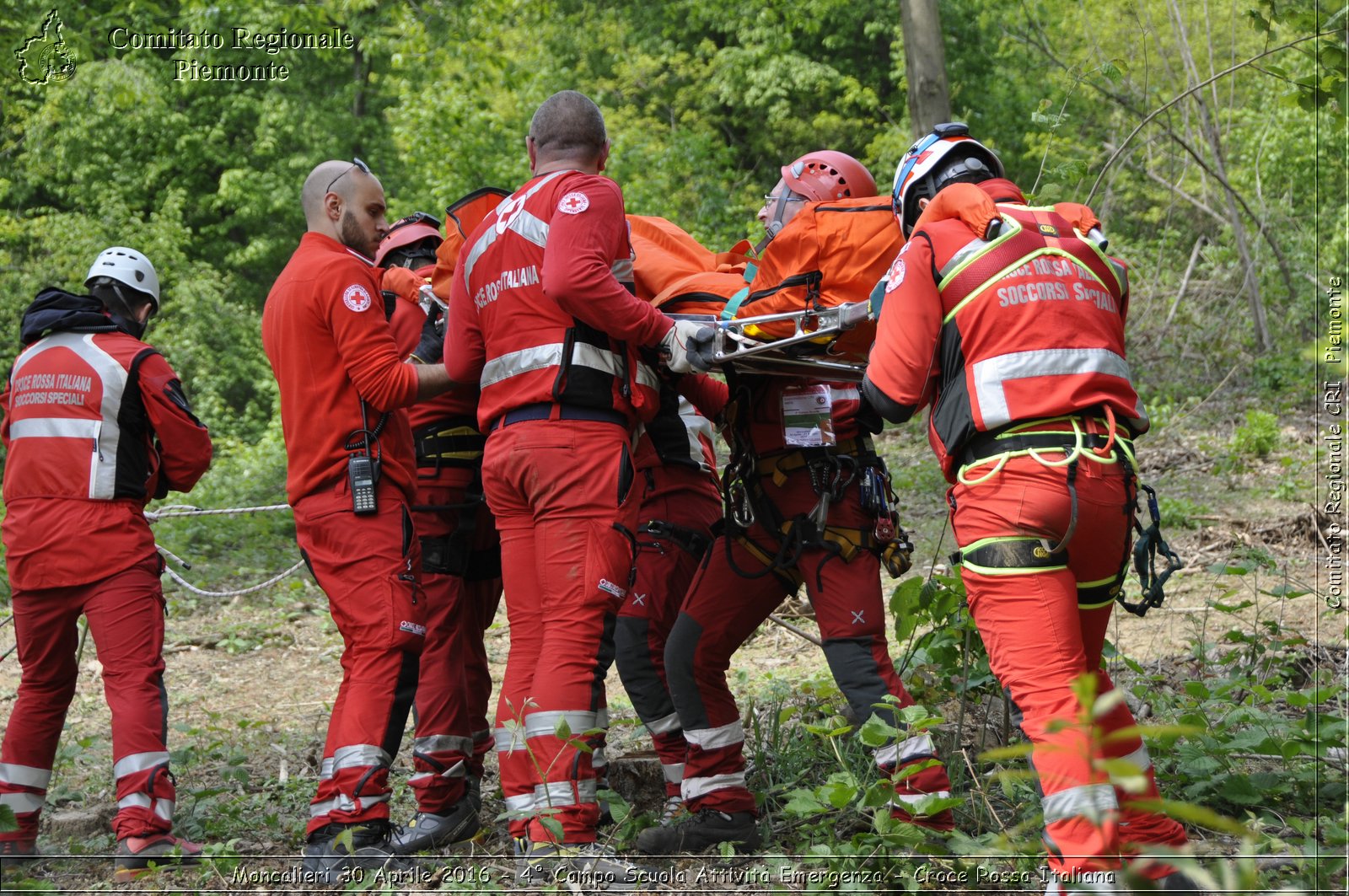 Moncalieri 30 Aprile 2016 - 4 Campo Scuola Attivit Emergenza - Croce Rossa Italiana- Comitato Regionale del Piemonte