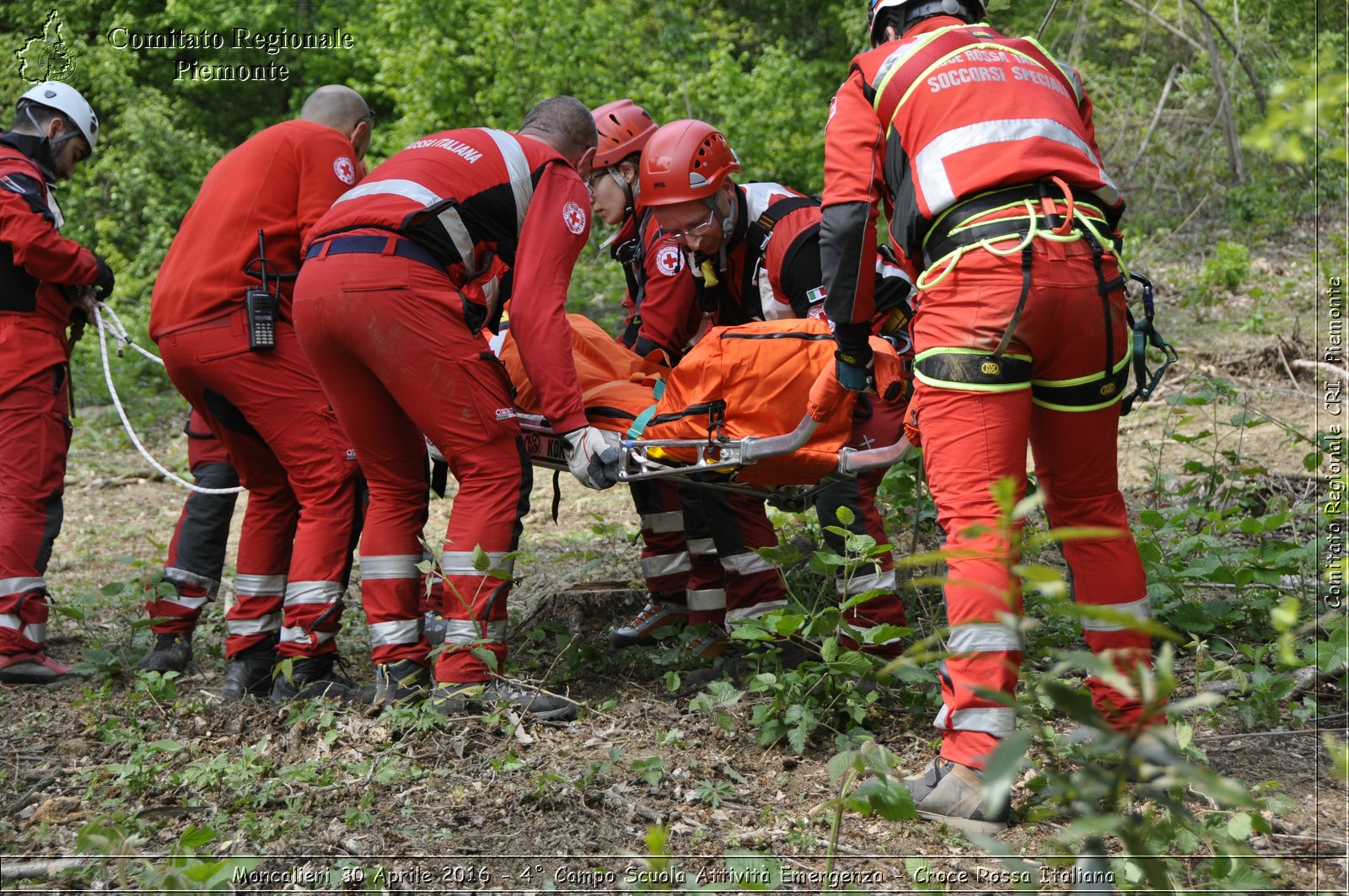 Moncalieri 30 Aprile 2016 - 4 Campo Scuola Attivit Emergenza - Croce Rossa Italiana- Comitato Regionale del Piemonte