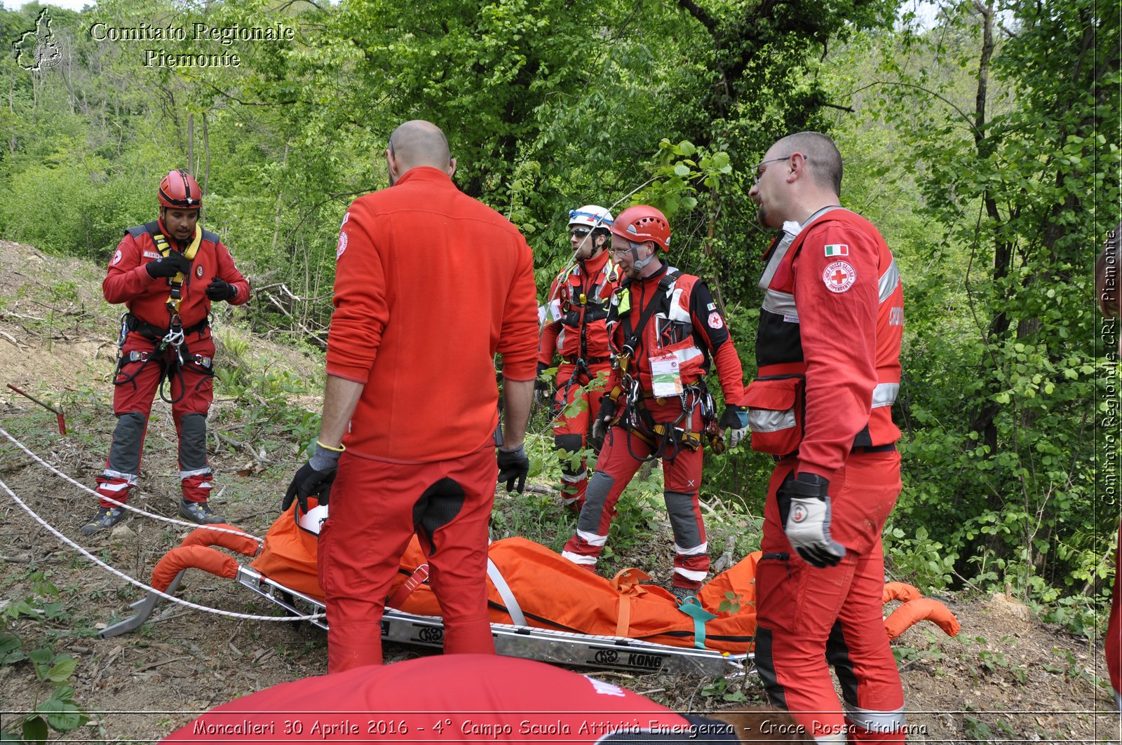 Moncalieri 30 Aprile 2016 - 4 Campo Scuola Attivit Emergenza - Croce Rossa Italiana- Comitato Regionale del Piemonte