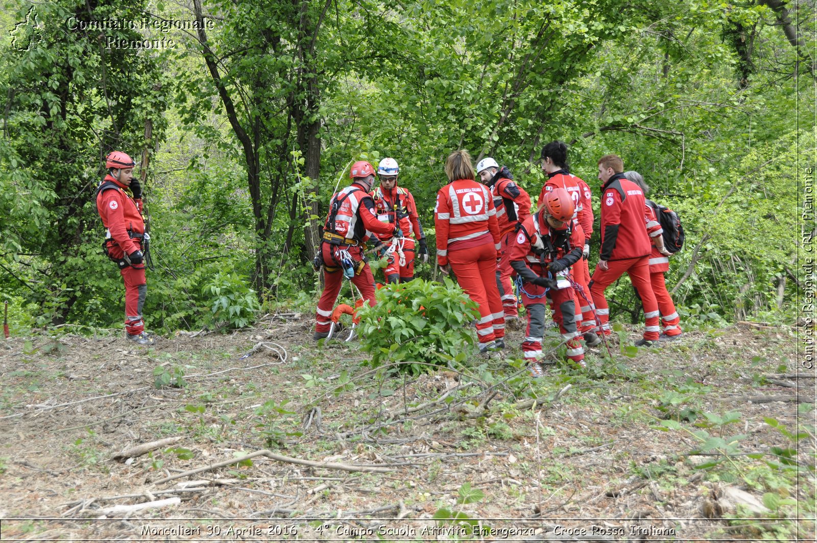 Moncalieri 30 Aprile 2016 - 4 Campo Scuola Attivit Emergenza - Croce Rossa Italiana- Comitato Regionale del Piemonte