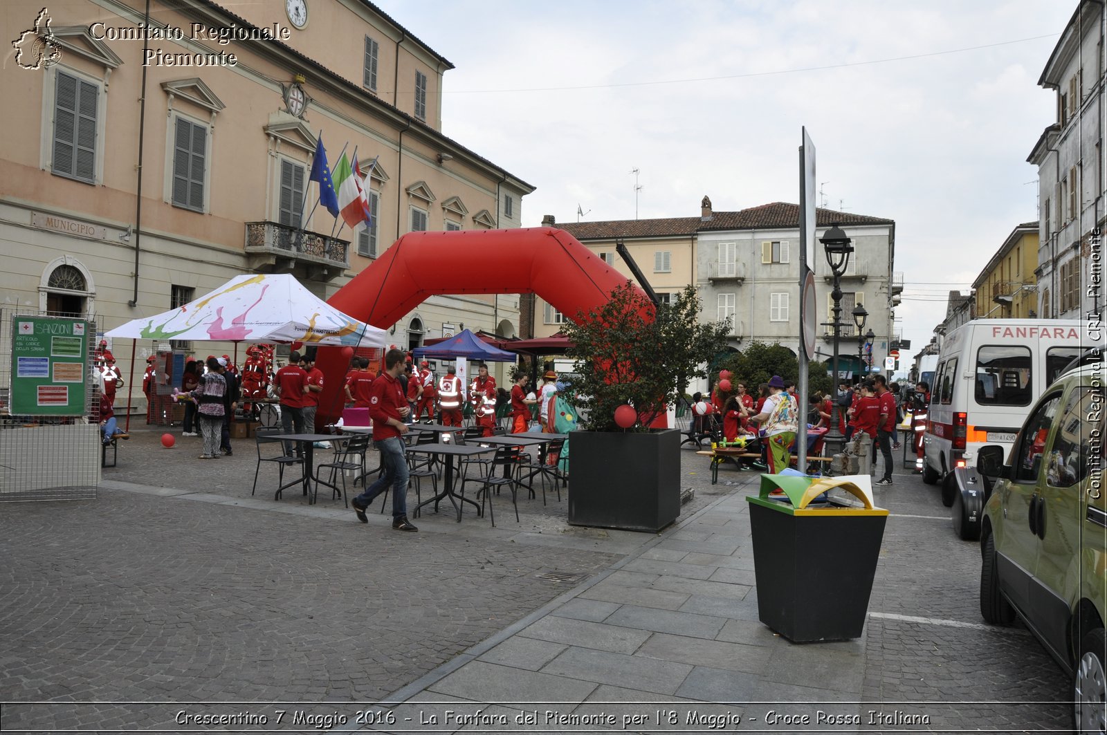 Crescentino 7 Maggio 2016 - La Fanfara del Piemonte per l'8 Maggio - Croce Rossa Italiana- Comitato Regionale del Piemonte