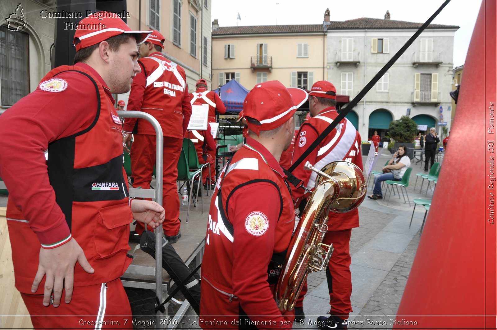 Crescentino 7 Maggio 2016 - La Fanfara del Piemonte per l'8 Maggio - Croce Rossa Italiana- Comitato Regionale del Piemonte