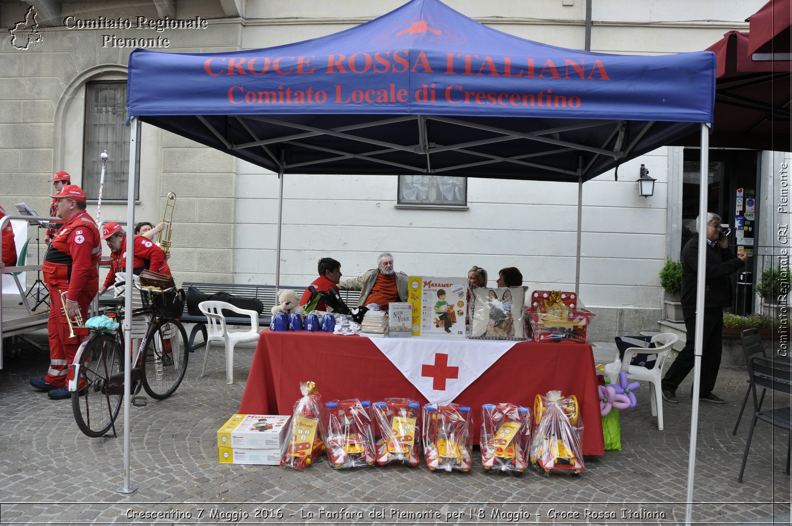 Crescentino 7 Maggio 2016 - La Fanfara del Piemonte per l'8 Maggio - Croce Rossa Italiana- Comitato Regionale del Piemonte