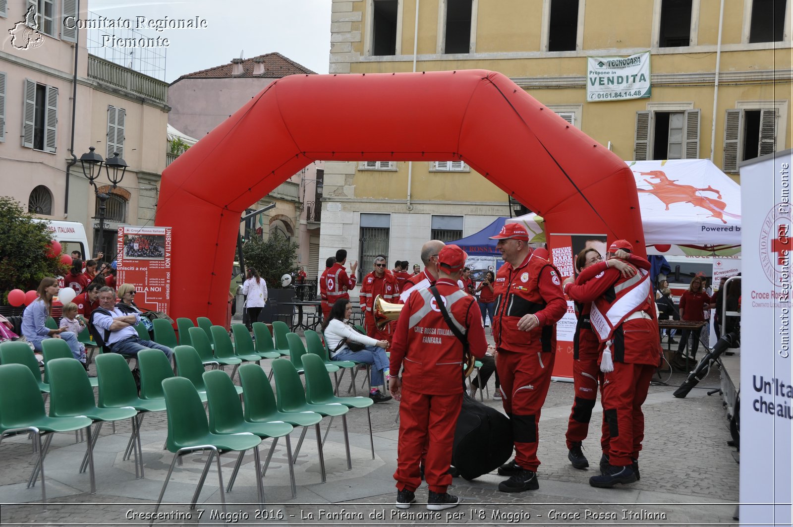 Crescentino 7 Maggio 2016 - La Fanfara del Piemonte per l'8 Maggio - Croce Rossa Italiana- Comitato Regionale del Piemonte