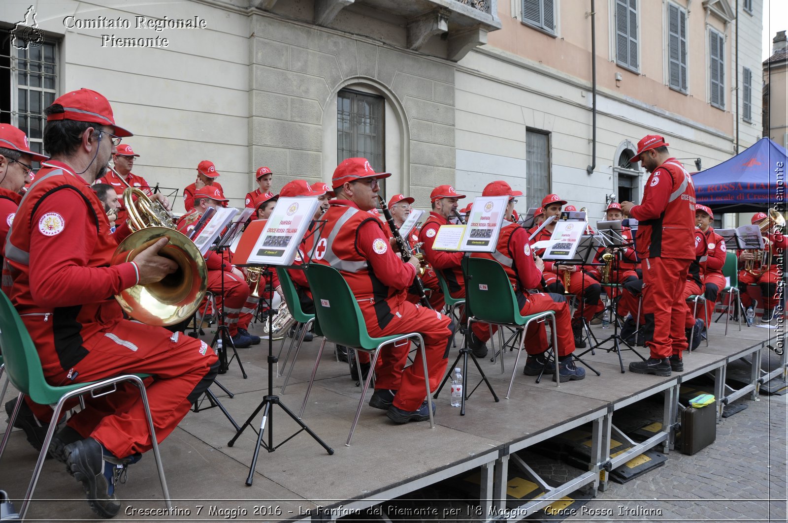 Crescentino 7 Maggio 2016 - La Fanfara del Piemonte per l'8 Maggio - Croce Rossa Italiana- Comitato Regionale del Piemonte