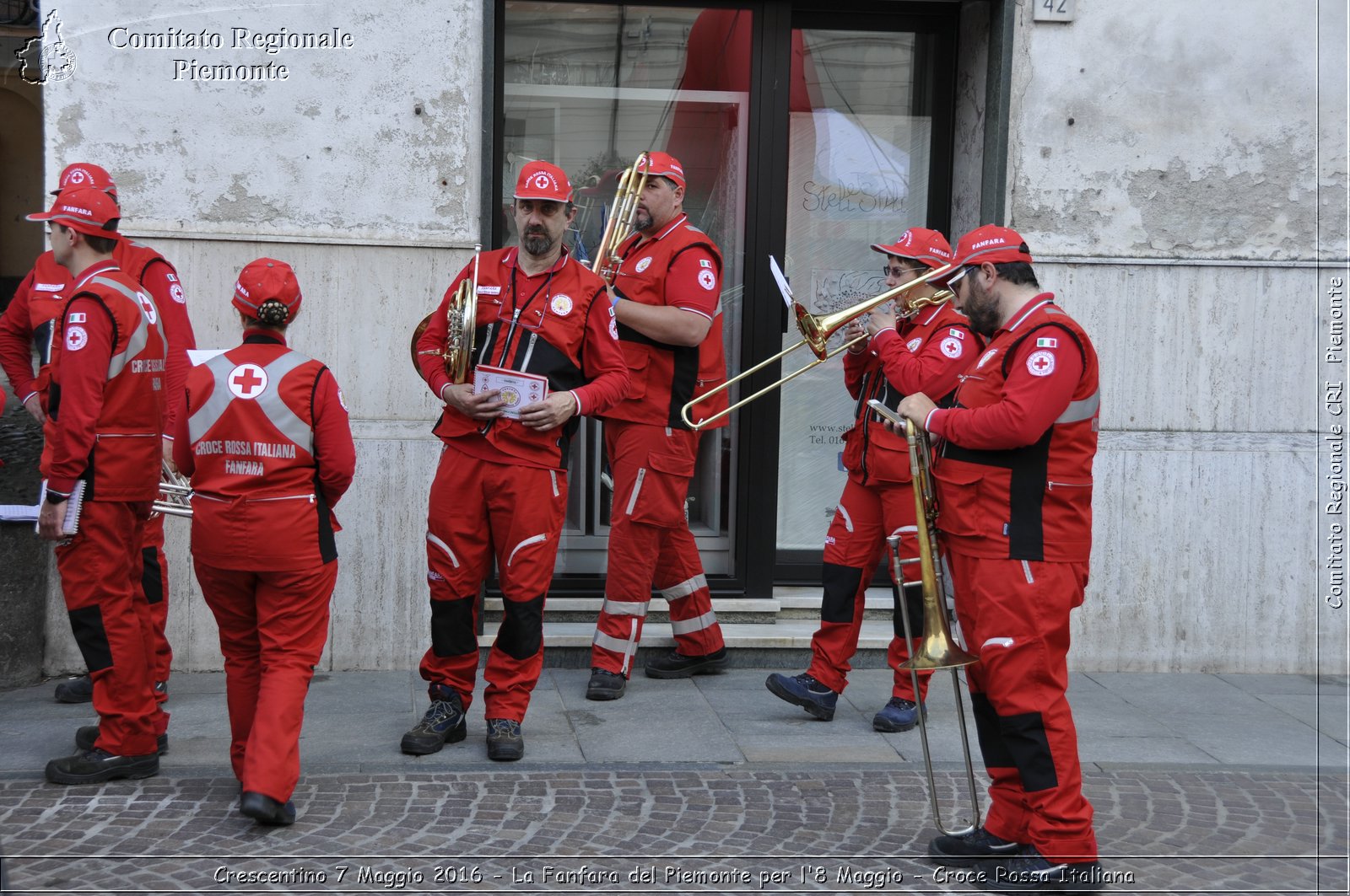 Crescentino 7 Maggio 2016 - La Fanfara del Piemonte per l'8 Maggio - Croce Rossa Italiana- Comitato Regionale del Piemonte