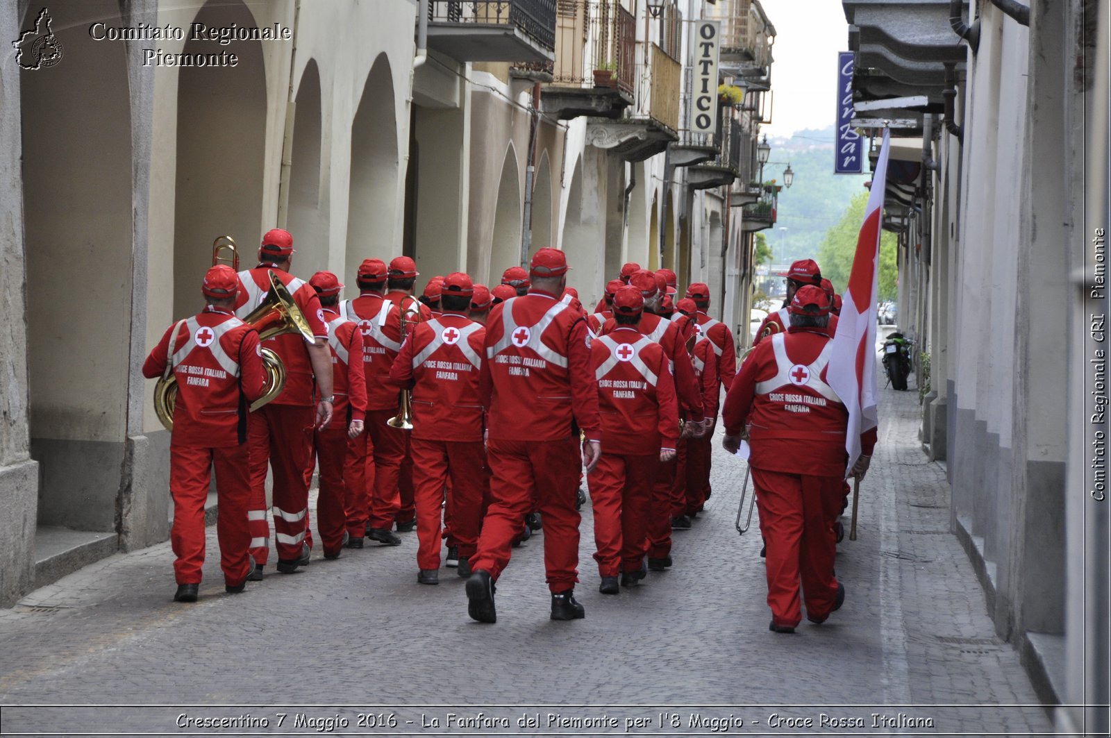 Crescentino 7 Maggio 2016 - La Fanfara del Piemonte per l'8 Maggio - Croce Rossa Italiana- Comitato Regionale del Piemonte