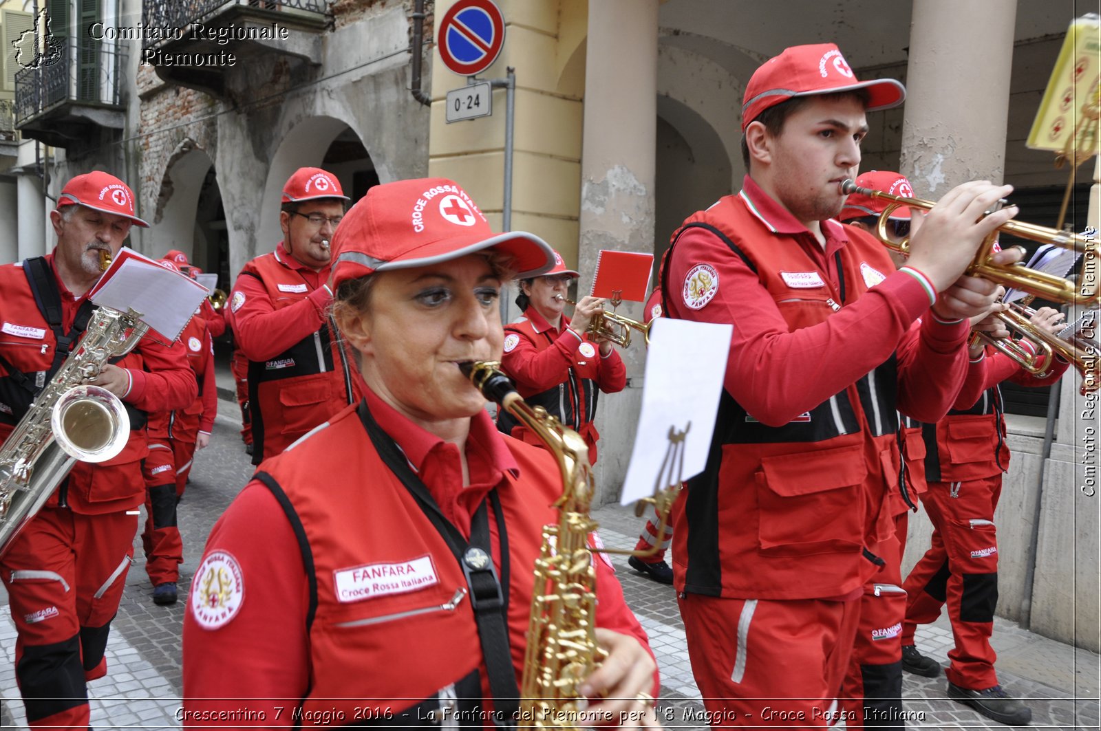 Crescentino 7 Maggio 2016 - La Fanfara del Piemonte per l'8 Maggio - Croce Rossa Italiana- Comitato Regionale del Piemonte