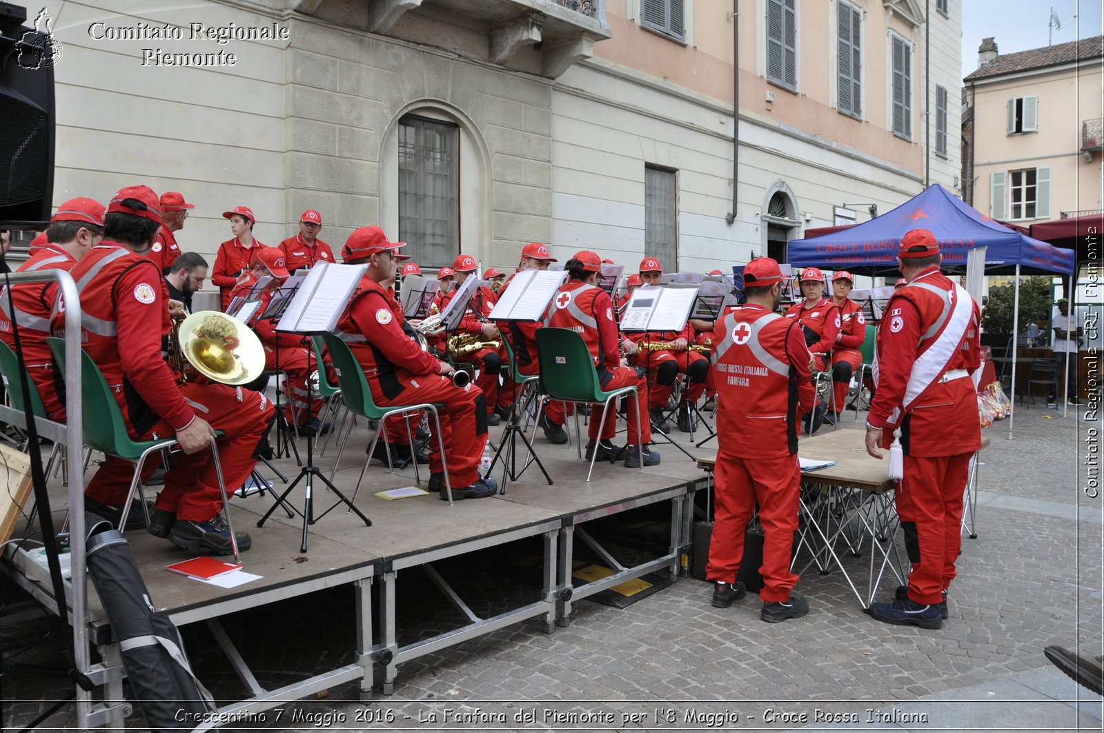 Crescentino 7 Maggio 2016 - La Fanfara del Piemonte per l'8 Maggio - Croce Rossa Italiana- Comitato Regionale del Piemonte