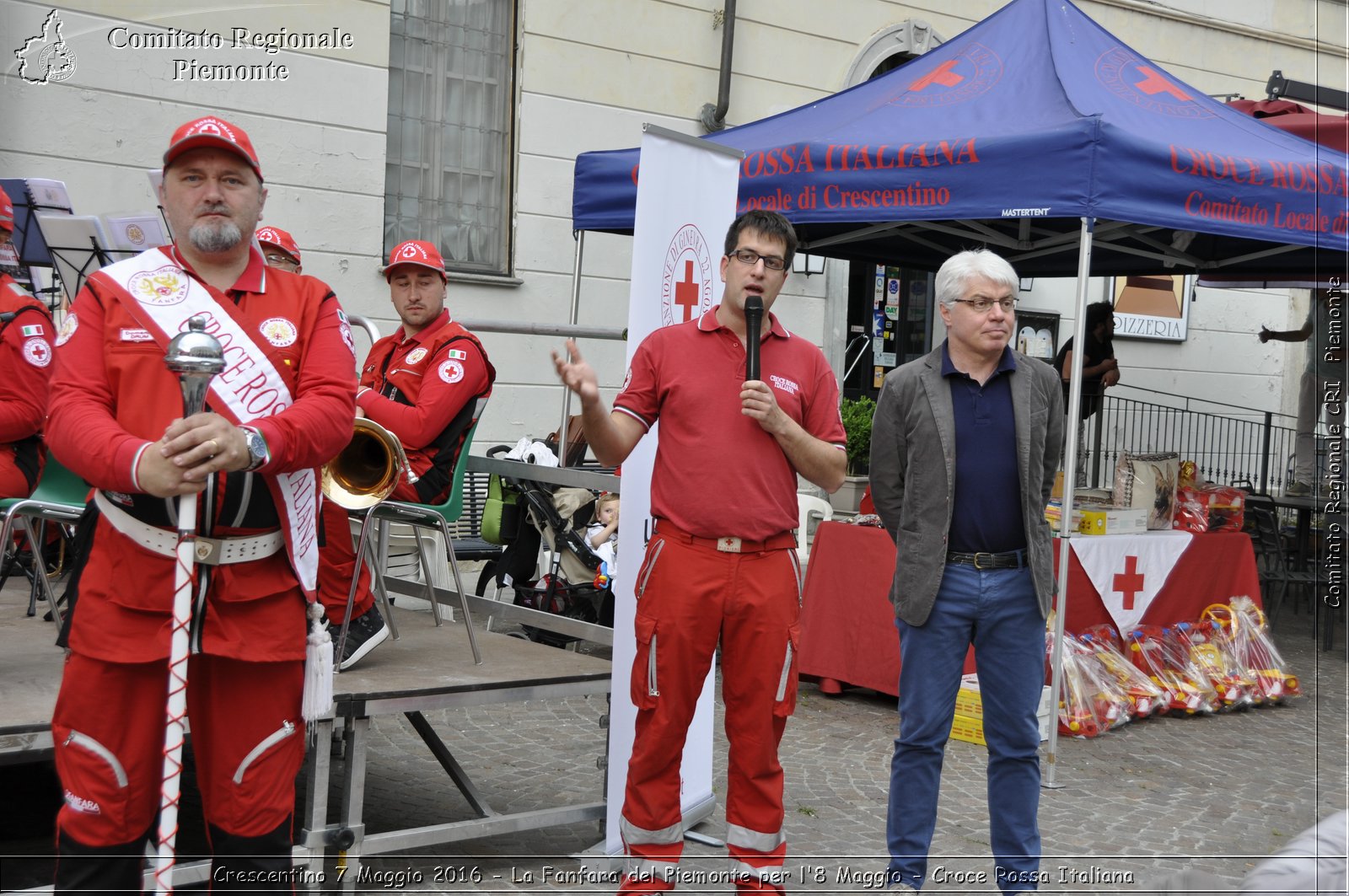 Crescentino 7 Maggio 2016 - La Fanfara del Piemonte per l'8 Maggio - Croce Rossa Italiana- Comitato Regionale del Piemonte