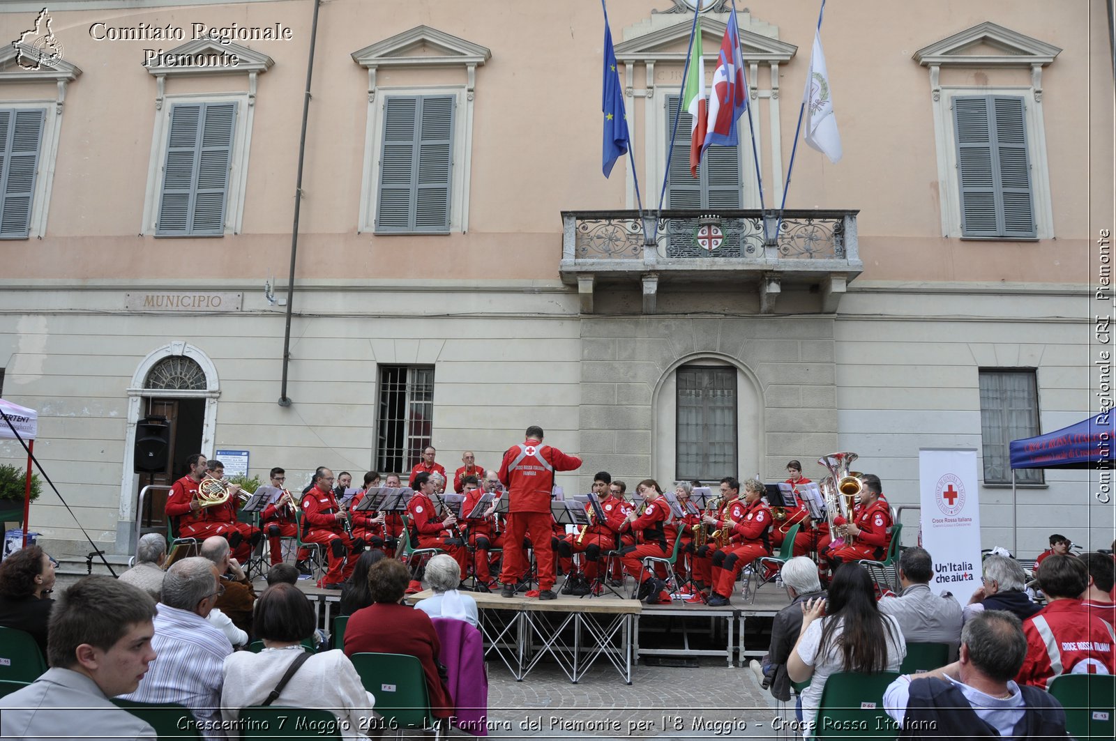 Crescentino 7 Maggio 2016 - La Fanfara del Piemonte per l'8 Maggio - Croce Rossa Italiana- Comitato Regionale del Piemonte