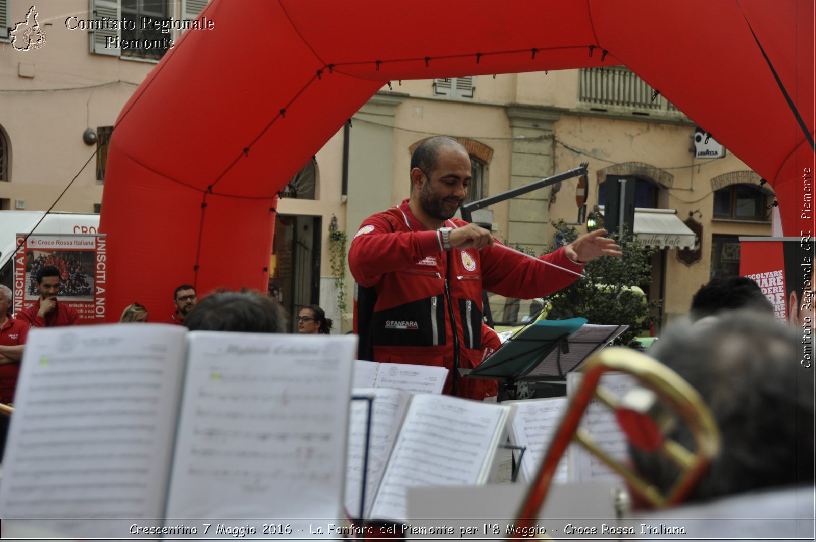 Crescentino 7 Maggio 2016 - La Fanfara del Piemonte per l'8 Maggio - Croce Rossa Italiana- Comitato Regionale del Piemonte