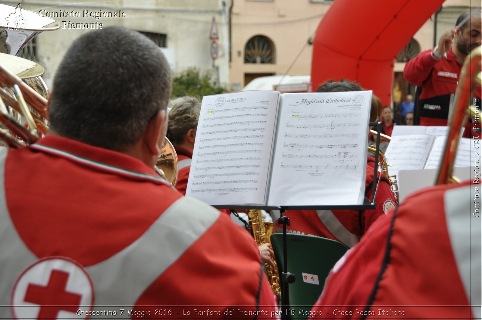 Crescentino 7 Maggio 2016 - La Fanfara del Piemonte per l'8 Maggio - Croce Rossa Italiana- Comitato Regionale del Piemonte