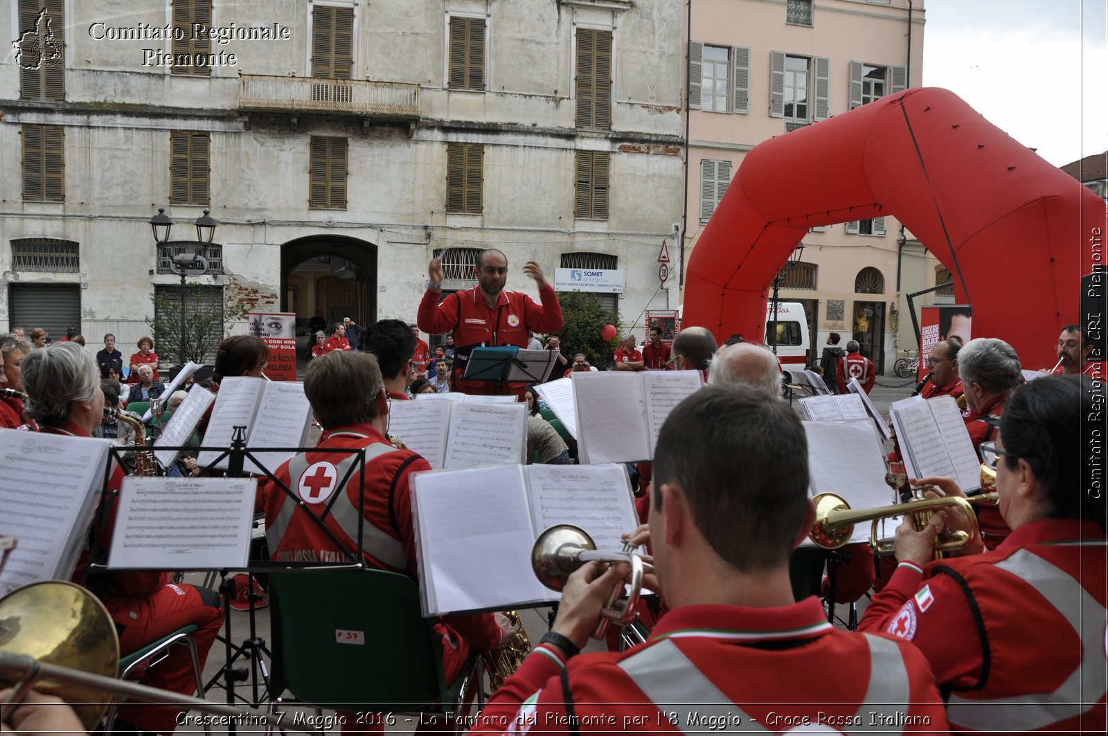 Crescentino 7 Maggio 2016 - La Fanfara del Piemonte per l'8 Maggio - Croce Rossa Italiana- Comitato Regionale del Piemonte