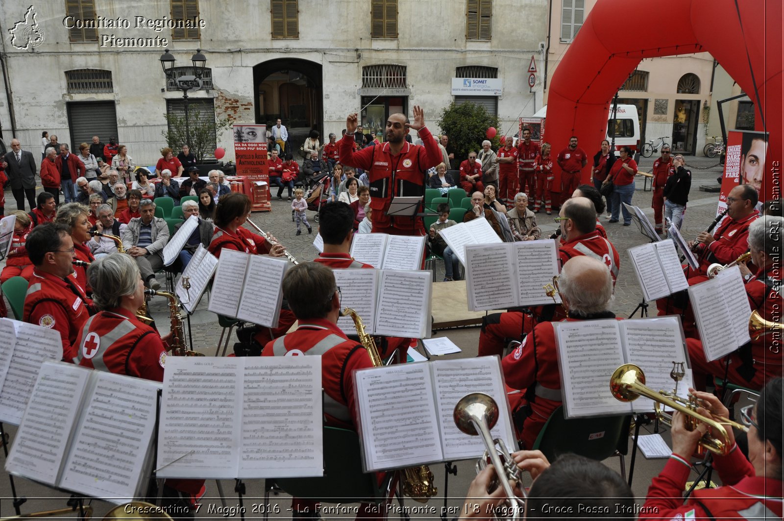 Crescentino 7 Maggio 2016 - La Fanfara del Piemonte per l'8 Maggio - Croce Rossa Italiana- Comitato Regionale del Piemonte