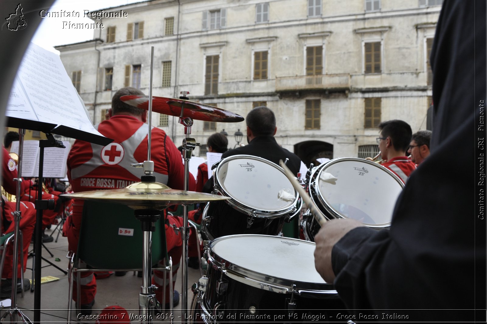 Crescentino 7 Maggio 2016 - La Fanfara del Piemonte per l'8 Maggio - Croce Rossa Italiana- Comitato Regionale del Piemonte