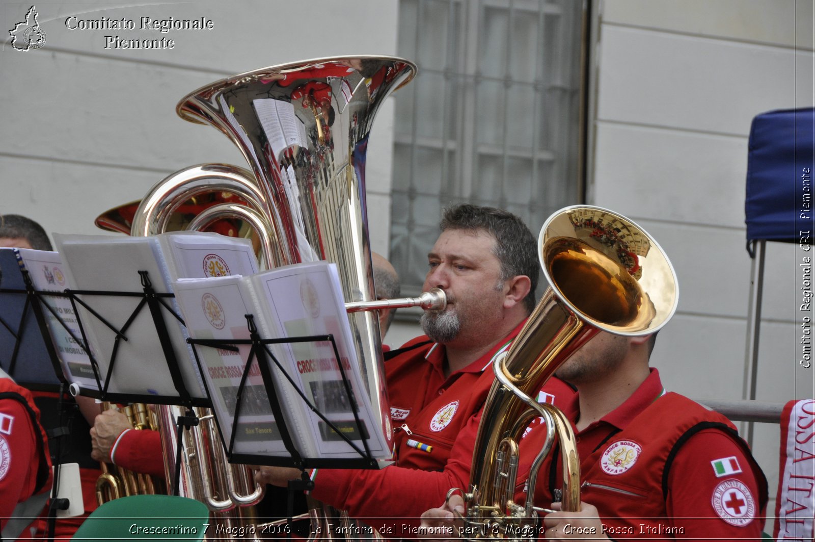 Crescentino 7 Maggio 2016 - La Fanfara del Piemonte per l'8 Maggio - Croce Rossa Italiana- Comitato Regionale del Piemonte