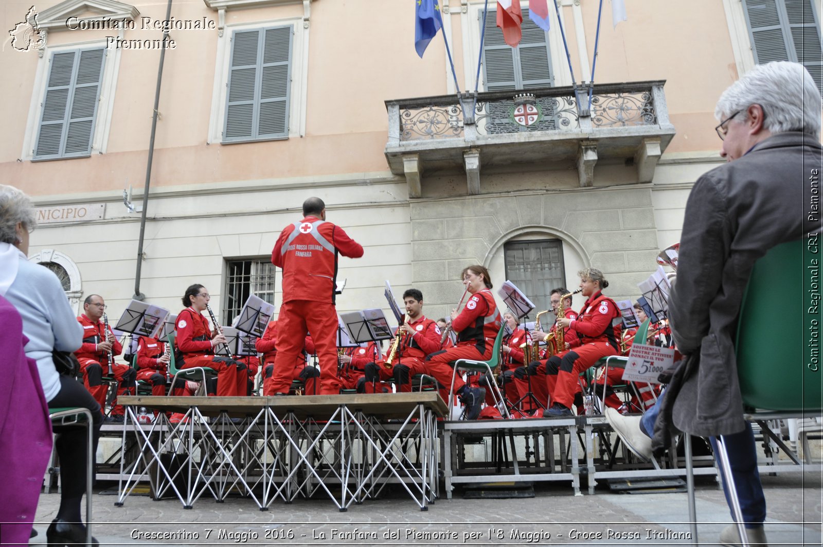 Crescentino 7 Maggio 2016 - La Fanfara del Piemonte per l'8 Maggio - Croce Rossa Italiana- Comitato Regionale del Piemonte