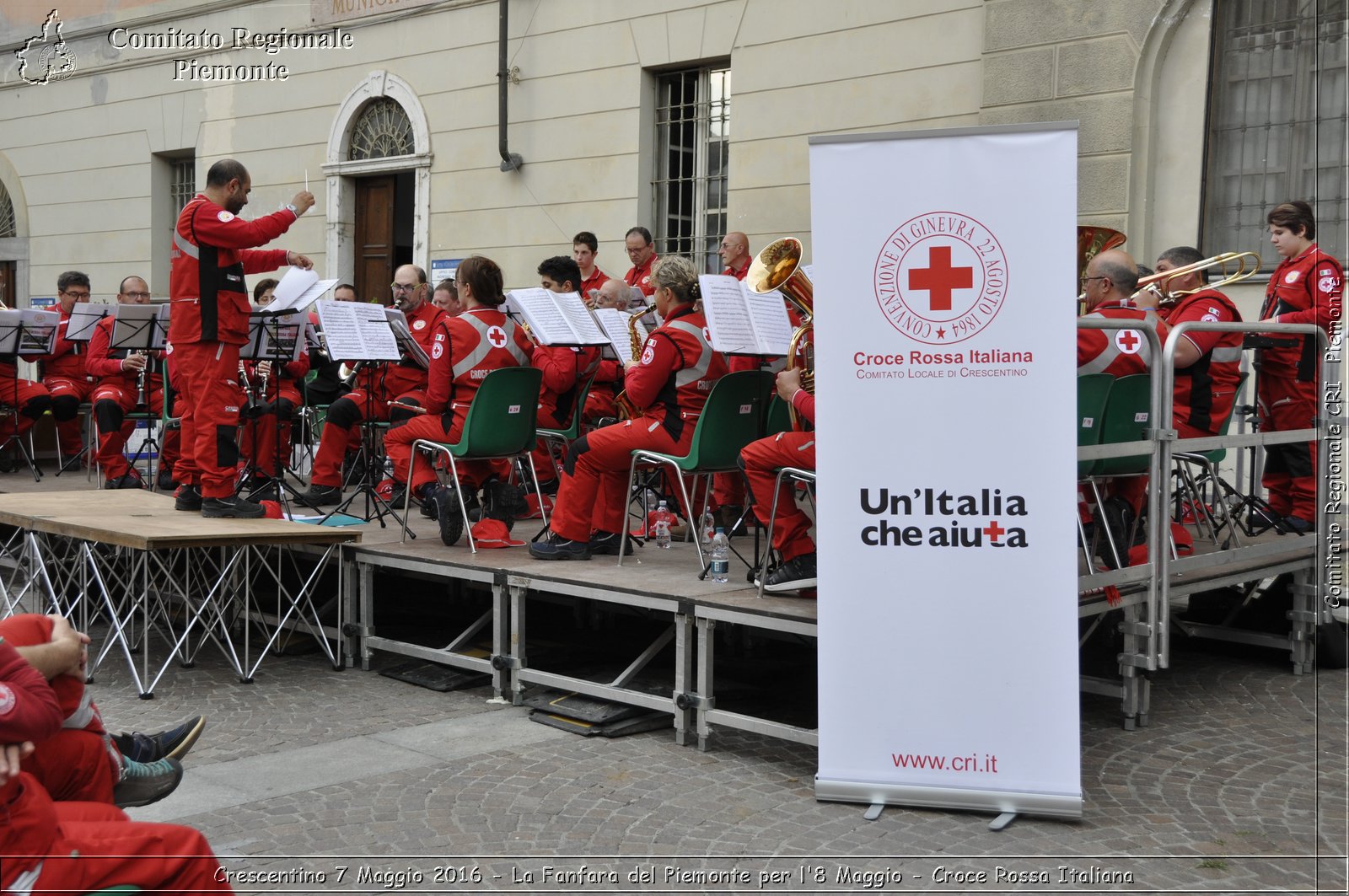 Crescentino 7 Maggio 2016 - La Fanfara del Piemonte per l'8 Maggio - Croce Rossa Italiana- Comitato Regionale del Piemonte