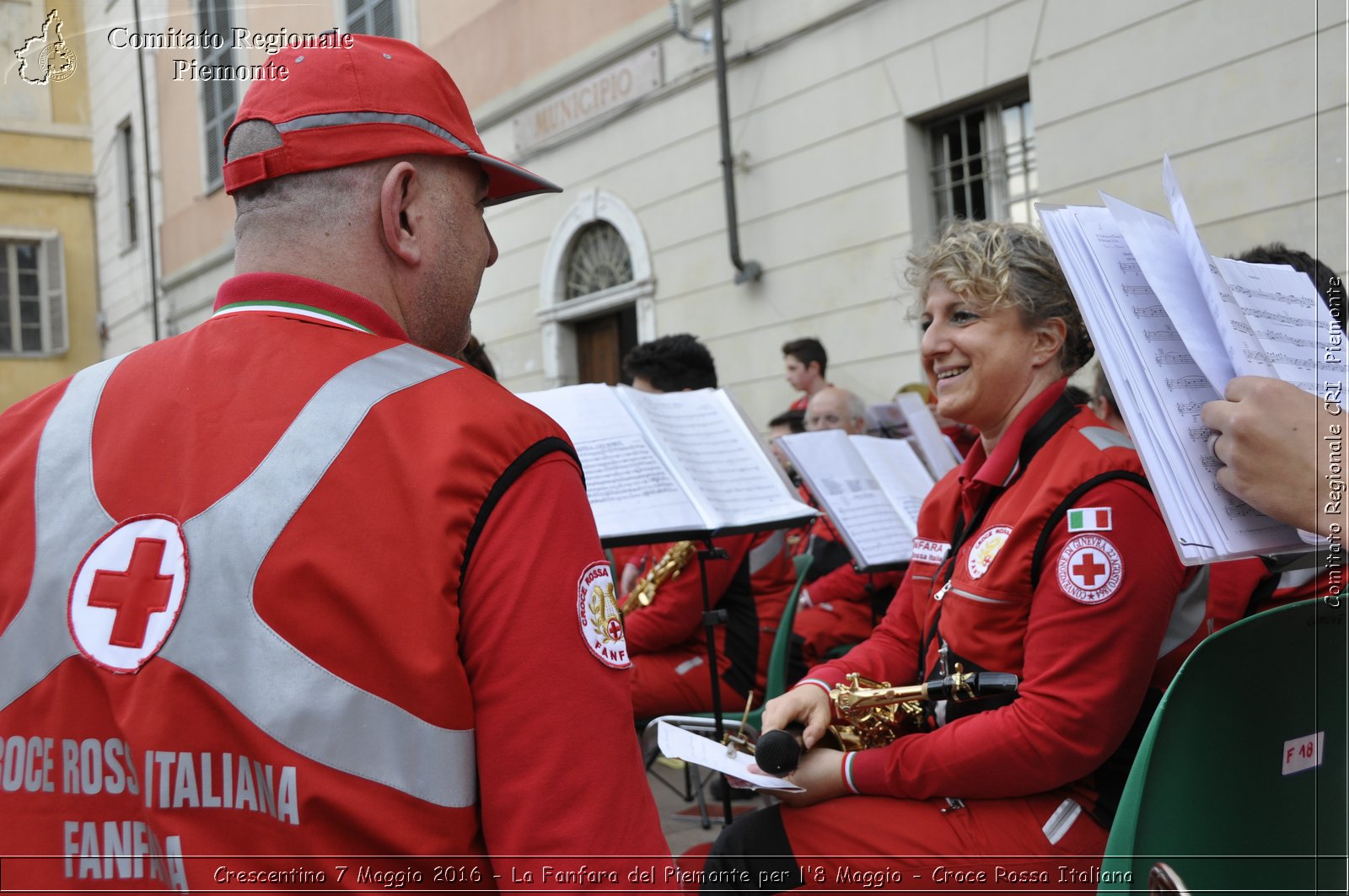 Crescentino 7 Maggio 2016 - La Fanfara del Piemonte per l'8 Maggio - Croce Rossa Italiana- Comitato Regionale del Piemonte