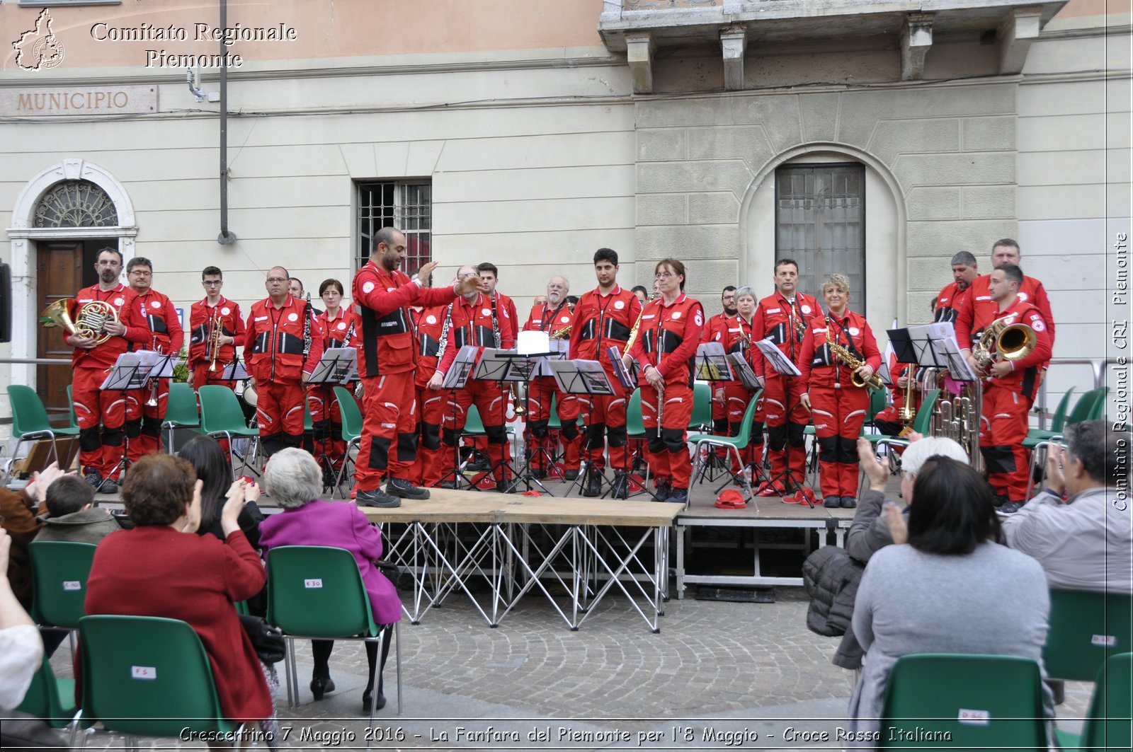 Crescentino 7 Maggio 2016 - La Fanfara del Piemonte per l'8 Maggio - Croce Rossa Italiana- Comitato Regionale del Piemonte