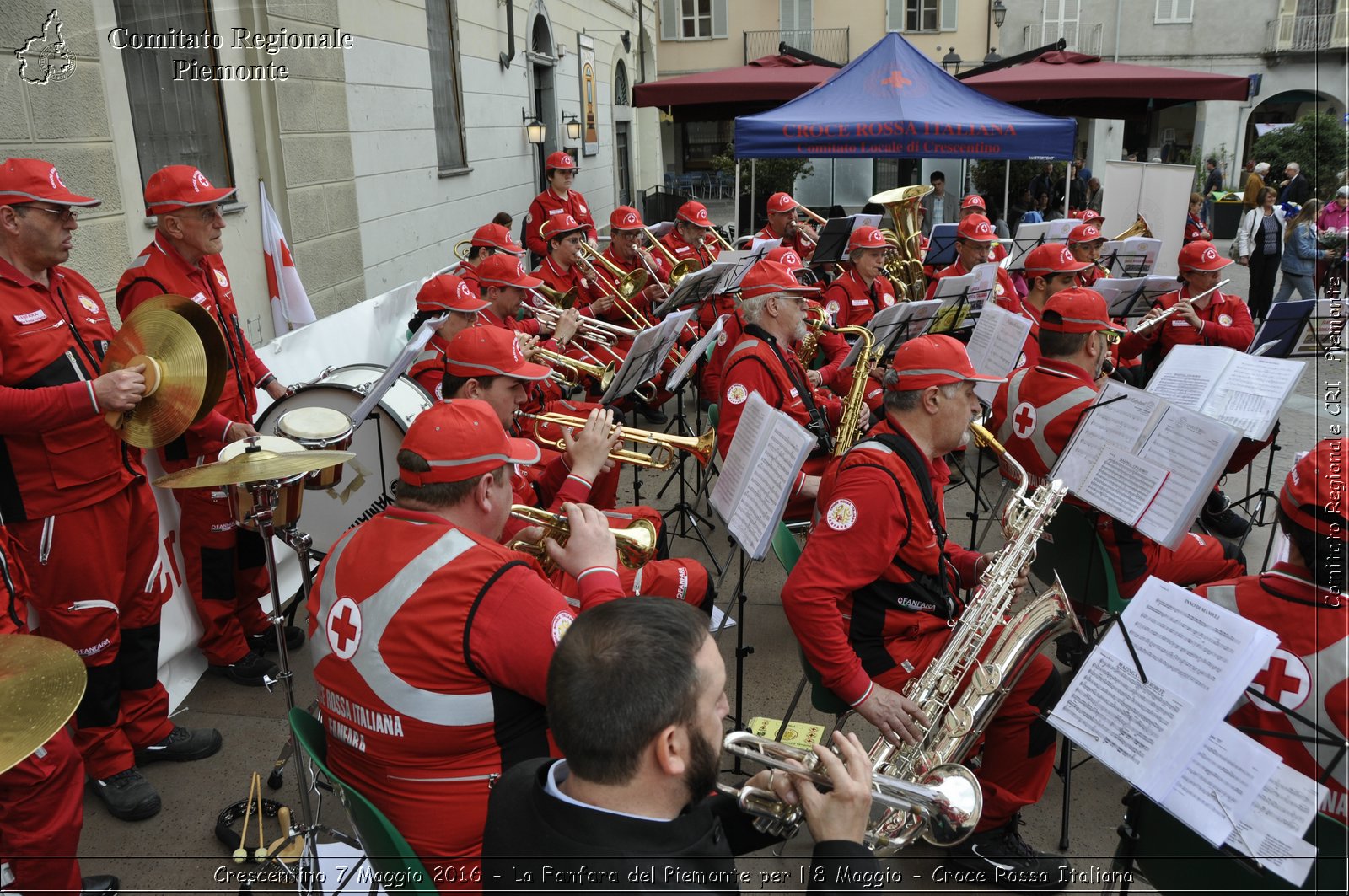 Crescentino 7 Maggio 2016 - La Fanfara del Piemonte per l'8 Maggio - Croce Rossa Italiana- Comitato Regionale del Piemonte