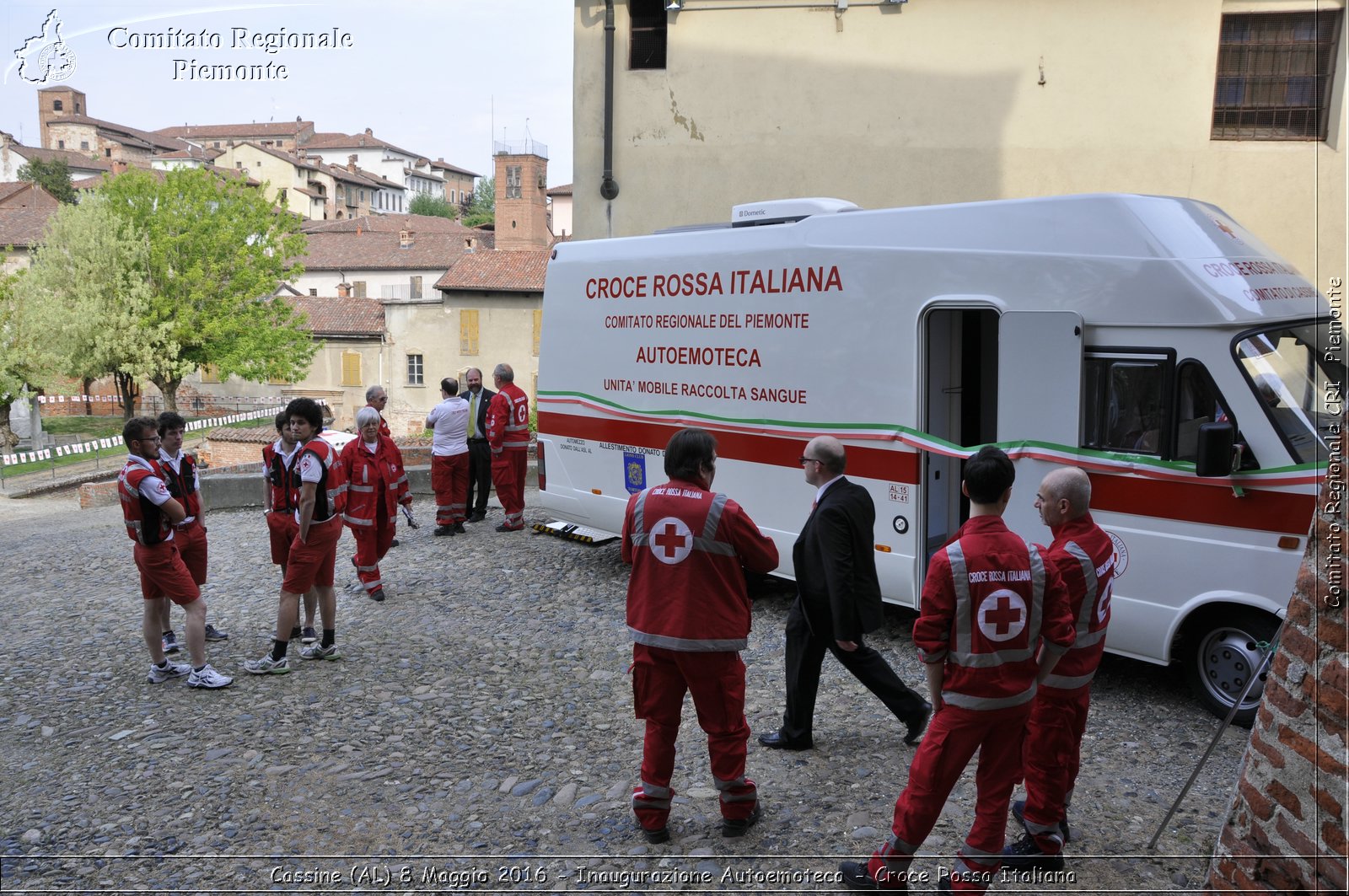 Cassine (AL) 8 Maggio 2016 - Inaugurazione Autoemoteca - Croce Rossa Italiana- Comitato Regionale del Piemonte