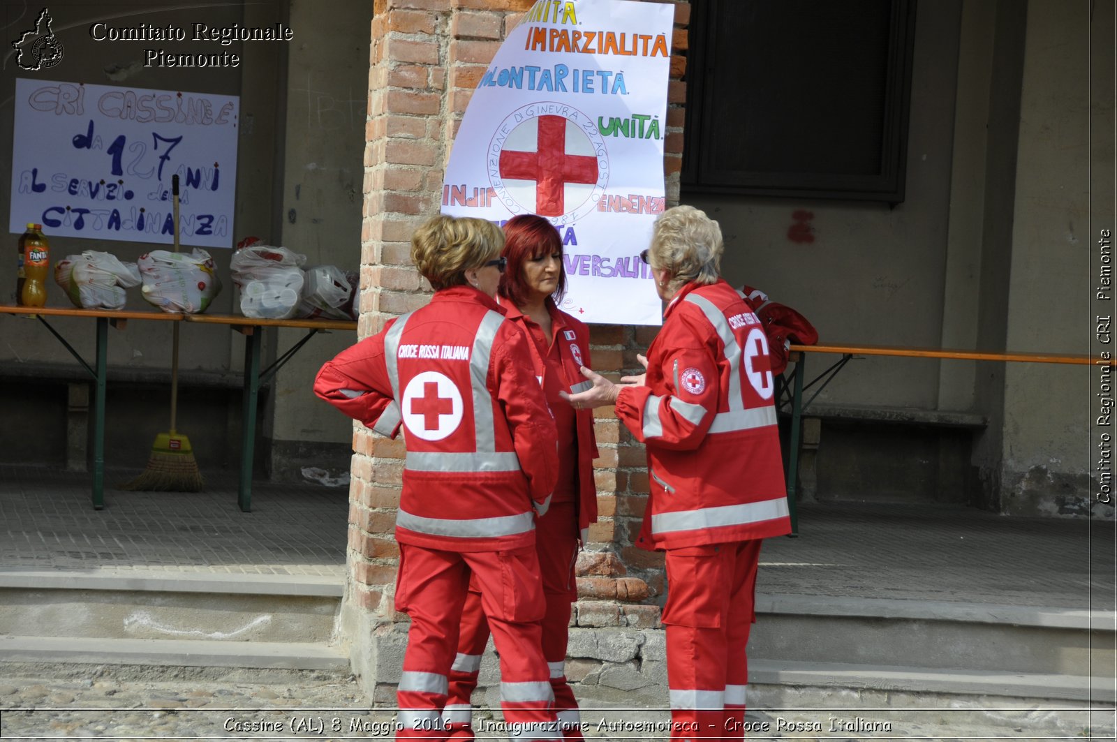 Cassine (AL) 8 Maggio 2016 - Inaugurazione Autoemoteca - Croce Rossa Italiana- Comitato Regionale del Piemonte