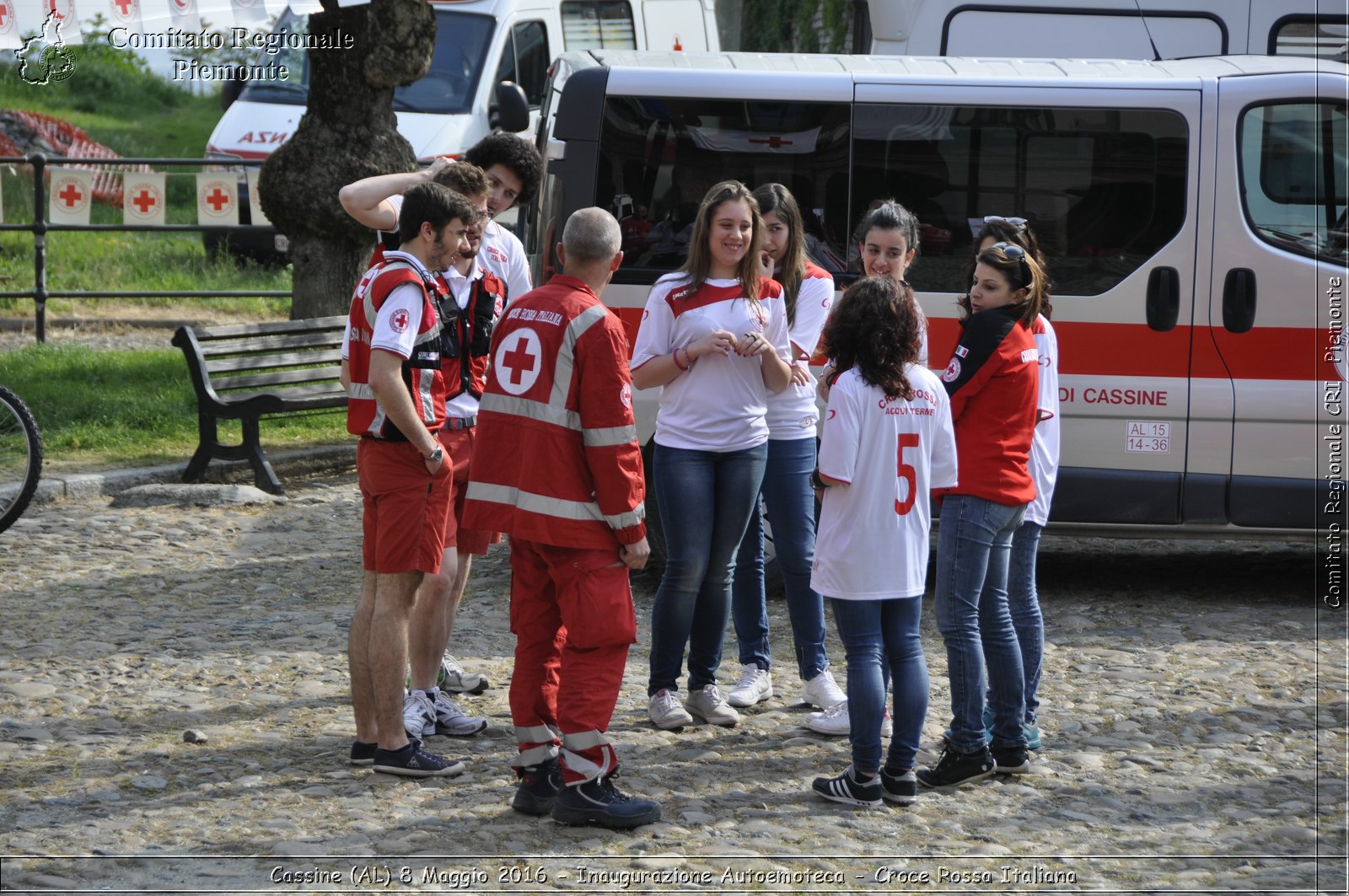 Cassine (AL) 8 Maggio 2016 - Inaugurazione Autoemoteca - Croce Rossa Italiana- Comitato Regionale del Piemonte