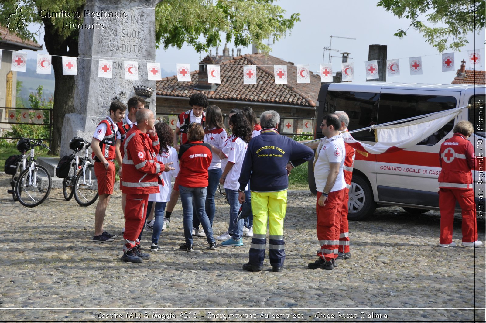 Cassine (AL) 8 Maggio 2016 - Inaugurazione Autoemoteca - Croce Rossa Italiana- Comitato Regionale del Piemonte