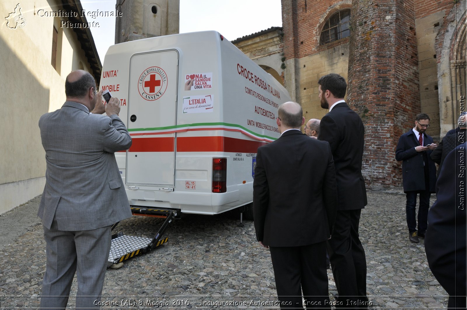 Cassine (AL) 8 Maggio 2016 - Inaugurazione Autoemoteca - Croce Rossa Italiana- Comitato Regionale del Piemonte