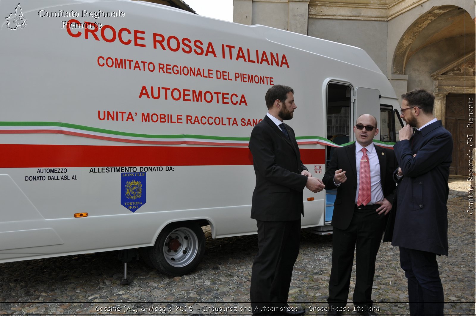 Cassine (AL) 8 Maggio 2016 - Inaugurazione Autoemoteca - Croce Rossa Italiana- Comitato Regionale del Piemonte