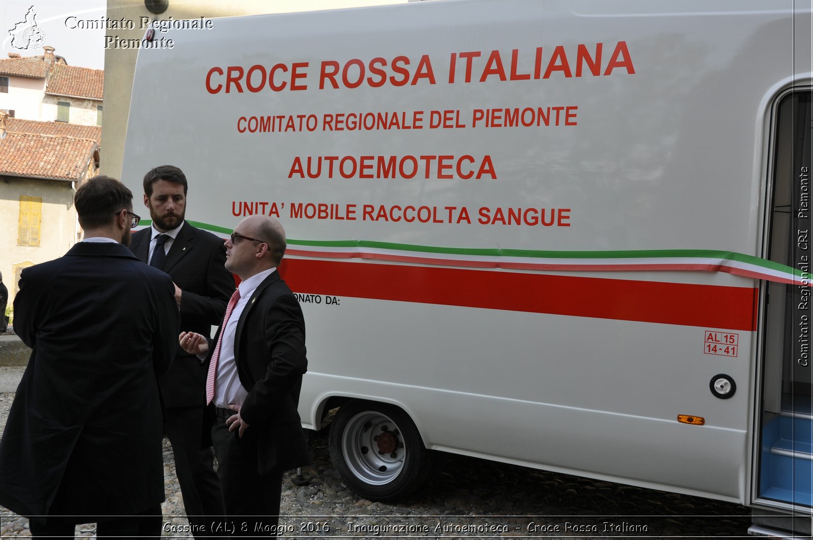 Cassine (AL) 8 Maggio 2016 - Inaugurazione Autoemoteca - Croce Rossa Italiana- Comitato Regionale del Piemonte