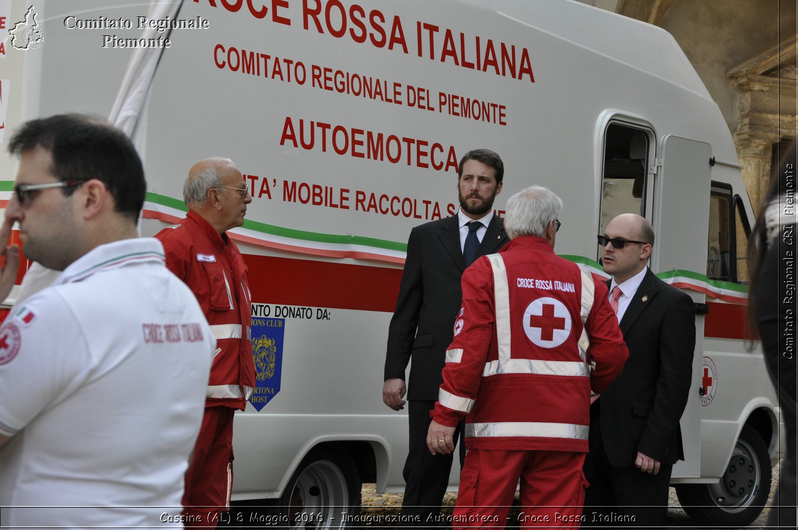 Cassine (AL) 8 Maggio 2016 - Inaugurazione Autoemoteca - Croce Rossa Italiana- Comitato Regionale del Piemonte