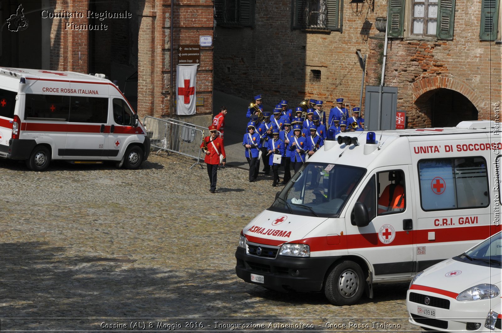 Cassine (AL) 8 Maggio 2016 - Inaugurazione Autoemoteca - Croce Rossa Italiana- Comitato Regionale del Piemonte