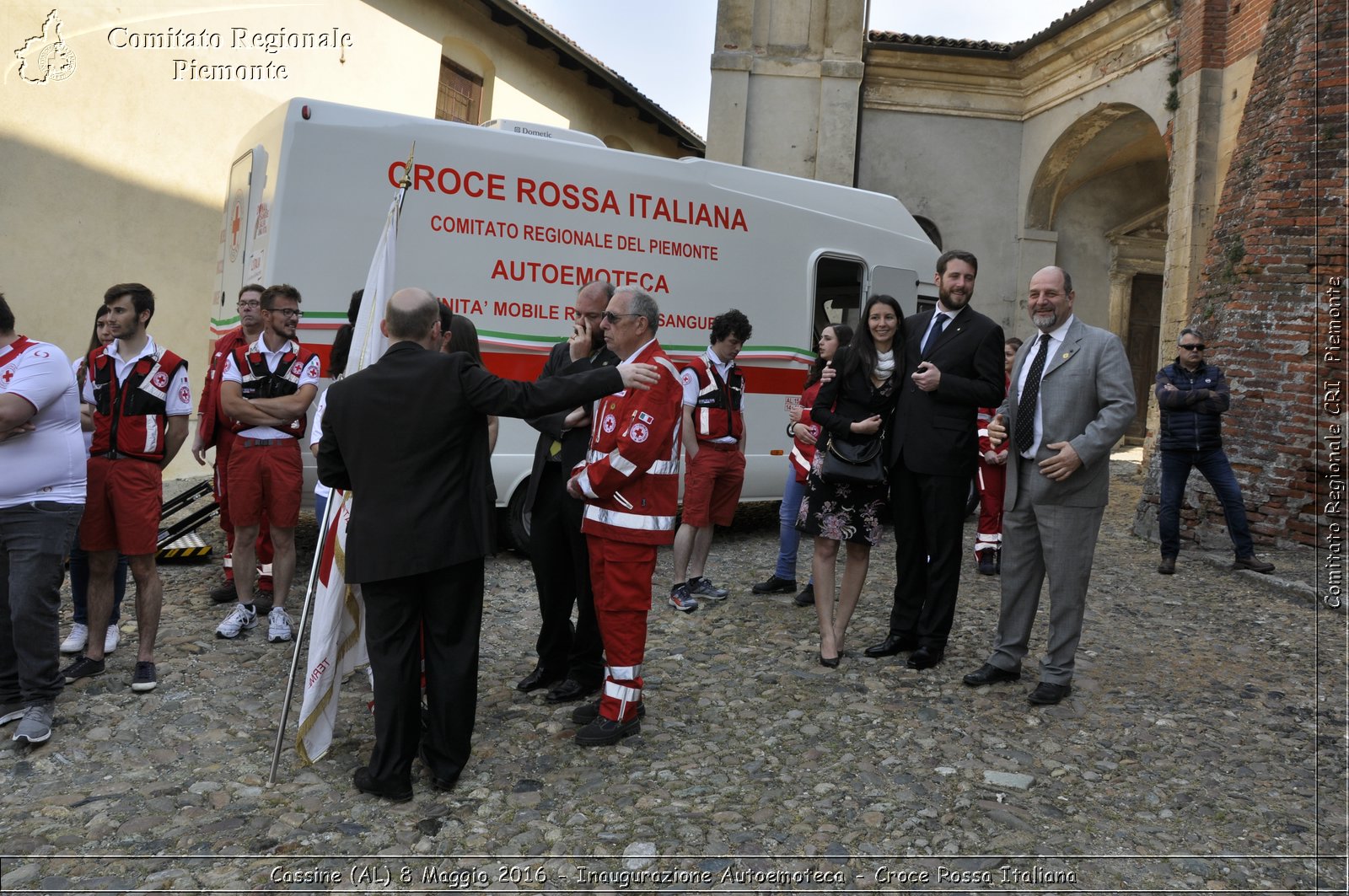 Cassine (AL) 8 Maggio 2016 - Inaugurazione Autoemoteca - Croce Rossa Italiana- Comitato Regionale del Piemonte