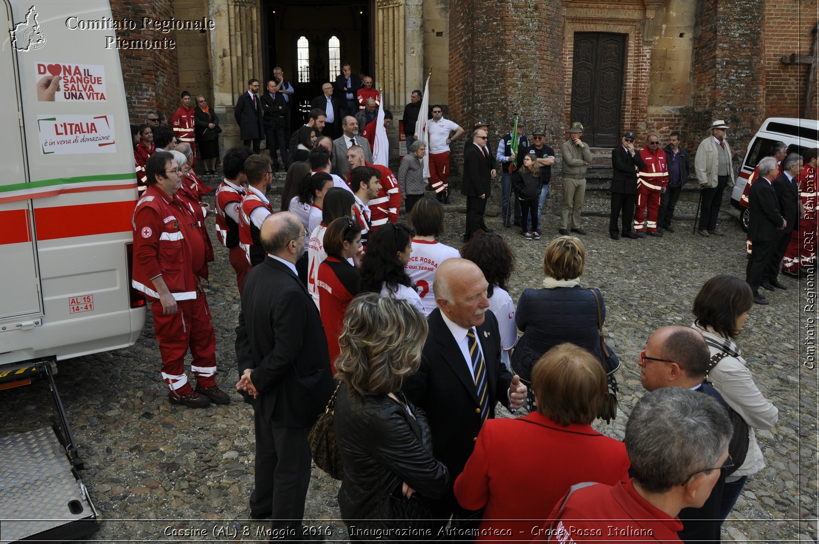 Cassine (AL) 8 Maggio 2016 - Inaugurazione Autoemoteca - Croce Rossa Italiana- Comitato Regionale del Piemonte