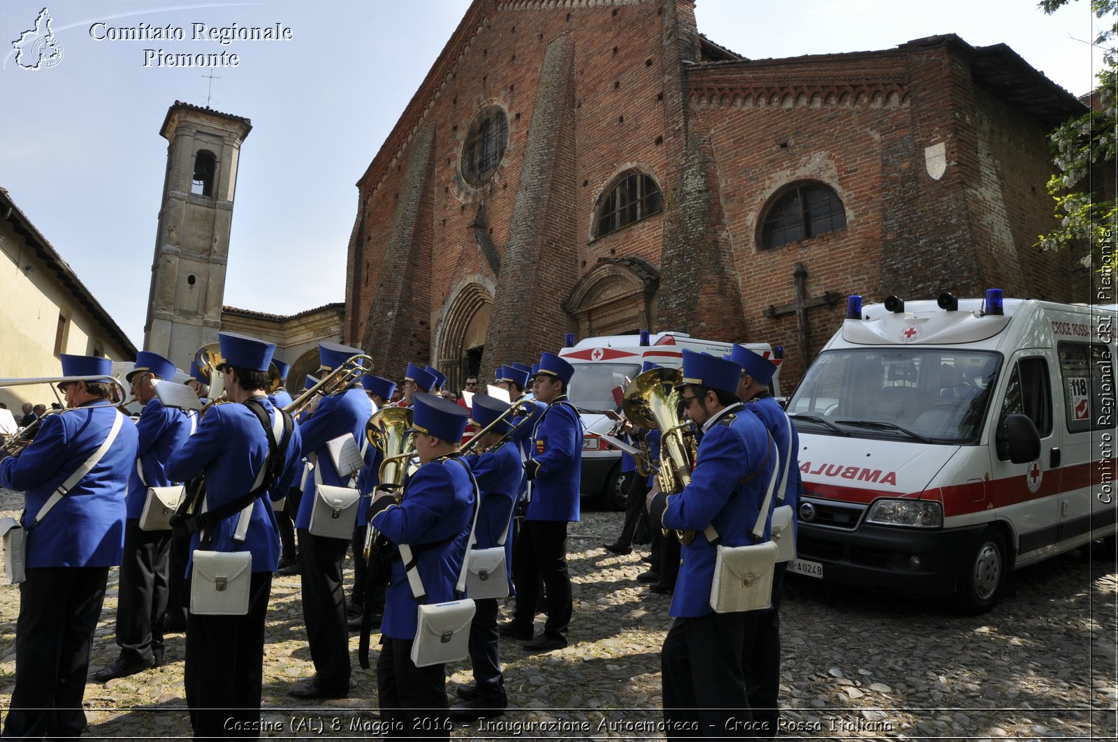 Cassine (AL) 8 Maggio 2016 - Inaugurazione Autoemoteca - Croce Rossa Italiana- Comitato Regionale del Piemonte