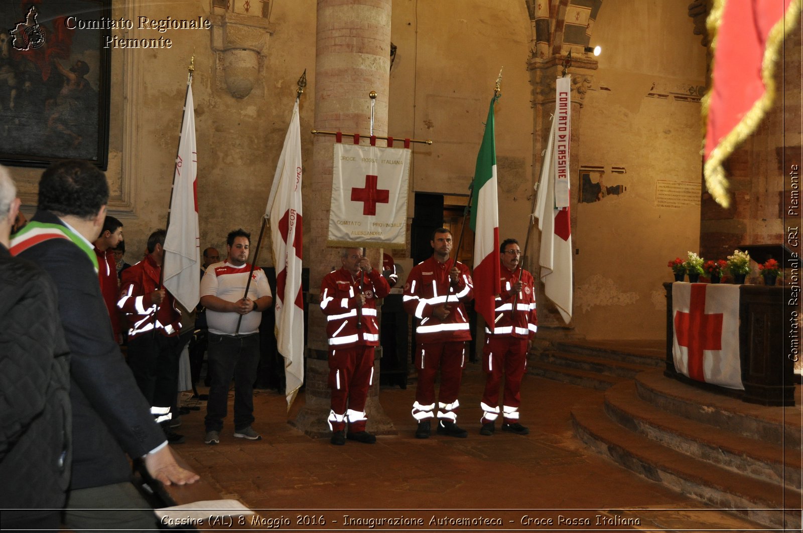 Cassine (AL) 8 Maggio 2016 - Inaugurazione Autoemoteca - Croce Rossa Italiana- Comitato Regionale del Piemonte