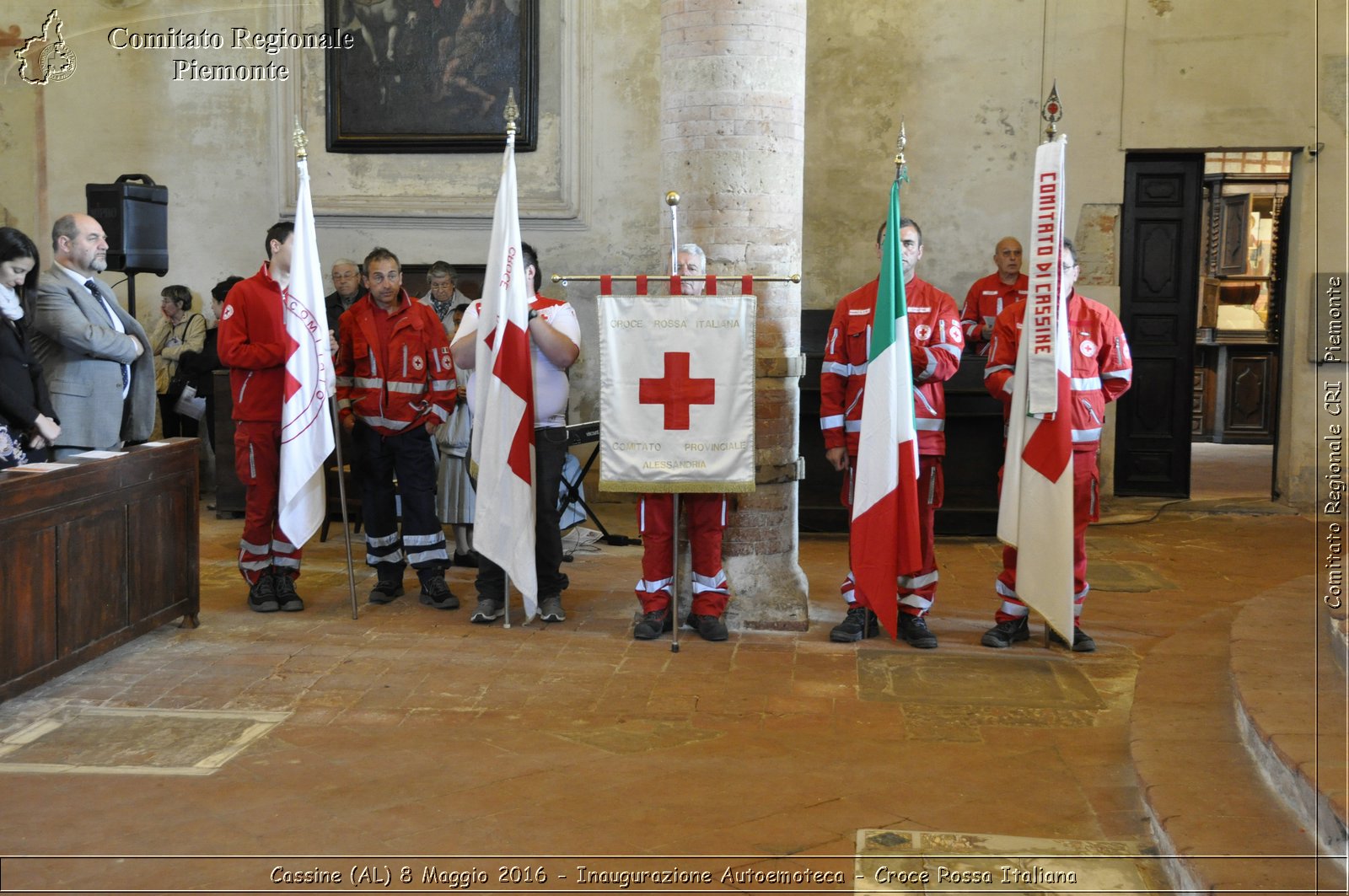 Cassine (AL) 8 Maggio 2016 - Inaugurazione Autoemoteca - Croce Rossa Italiana- Comitato Regionale del Piemonte